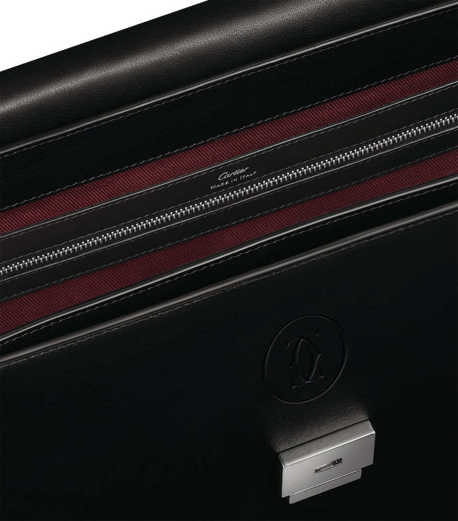 Cartier Leather Must de Cartier Briefcase Black Image 2