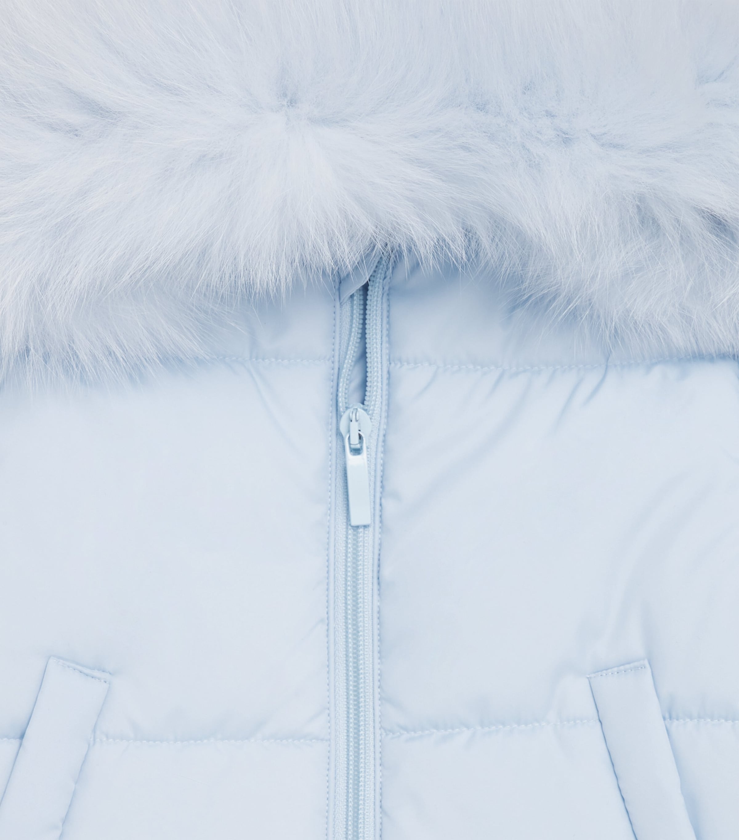 Bimbalo Padded Snowsuit (1-18 Months) Pale Blue Image 3