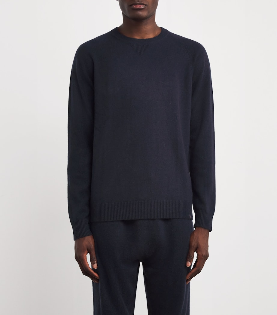 Cashmere Finley Sweater NAVY Image 3