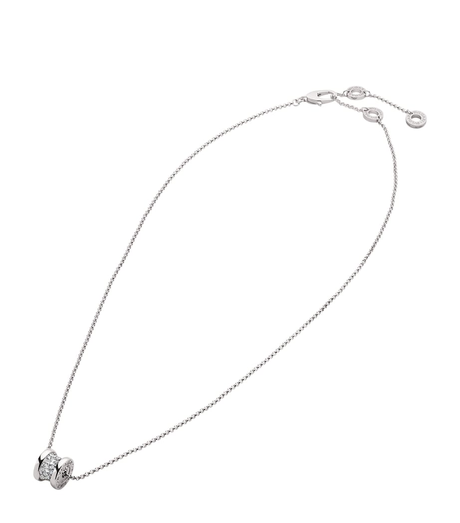 Bvlgari White Gold and Diamond B.zero1 Necklace White Gold Image 1