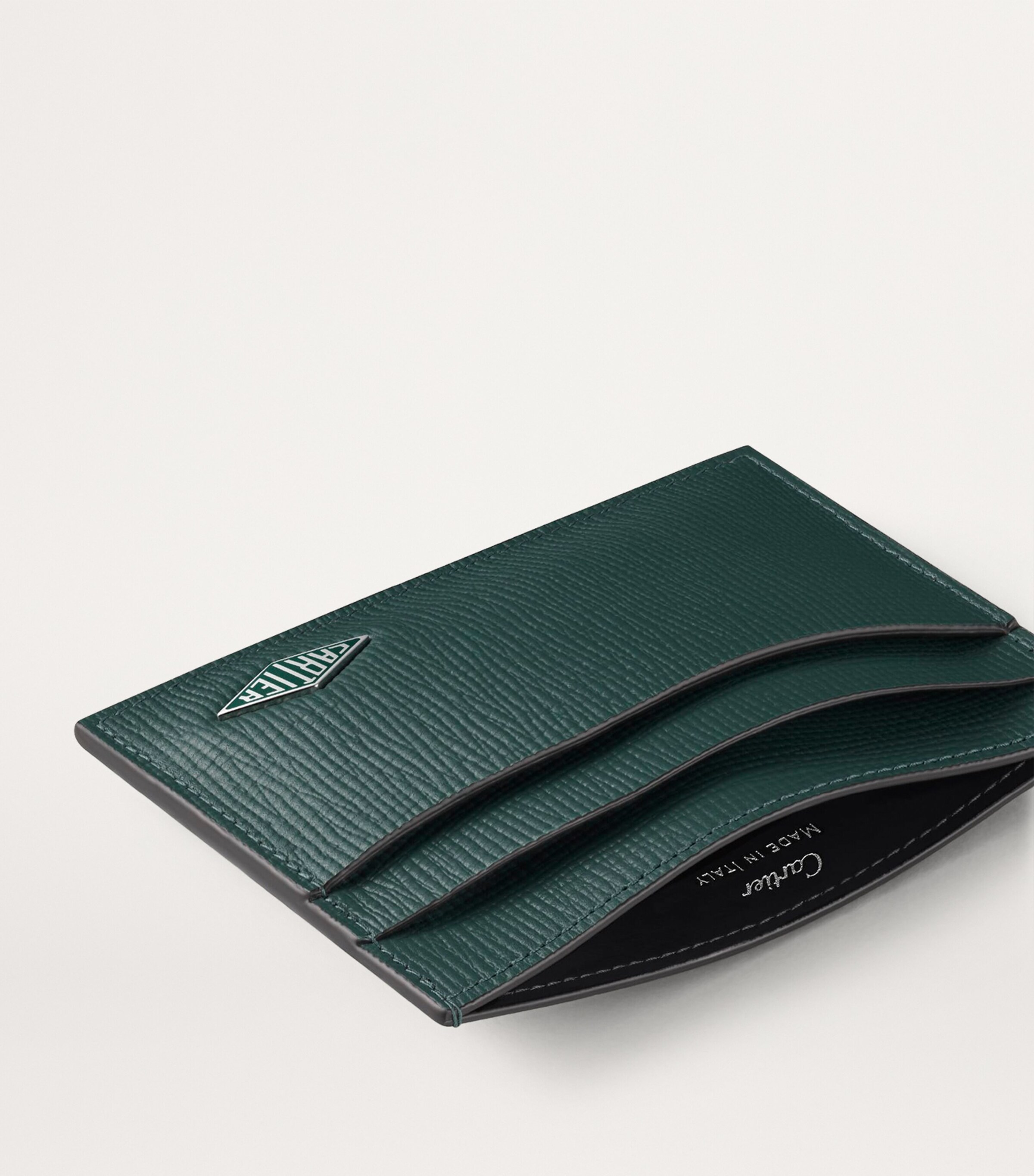 Cartier Leather Losange Card Holder Pine Green Image 5