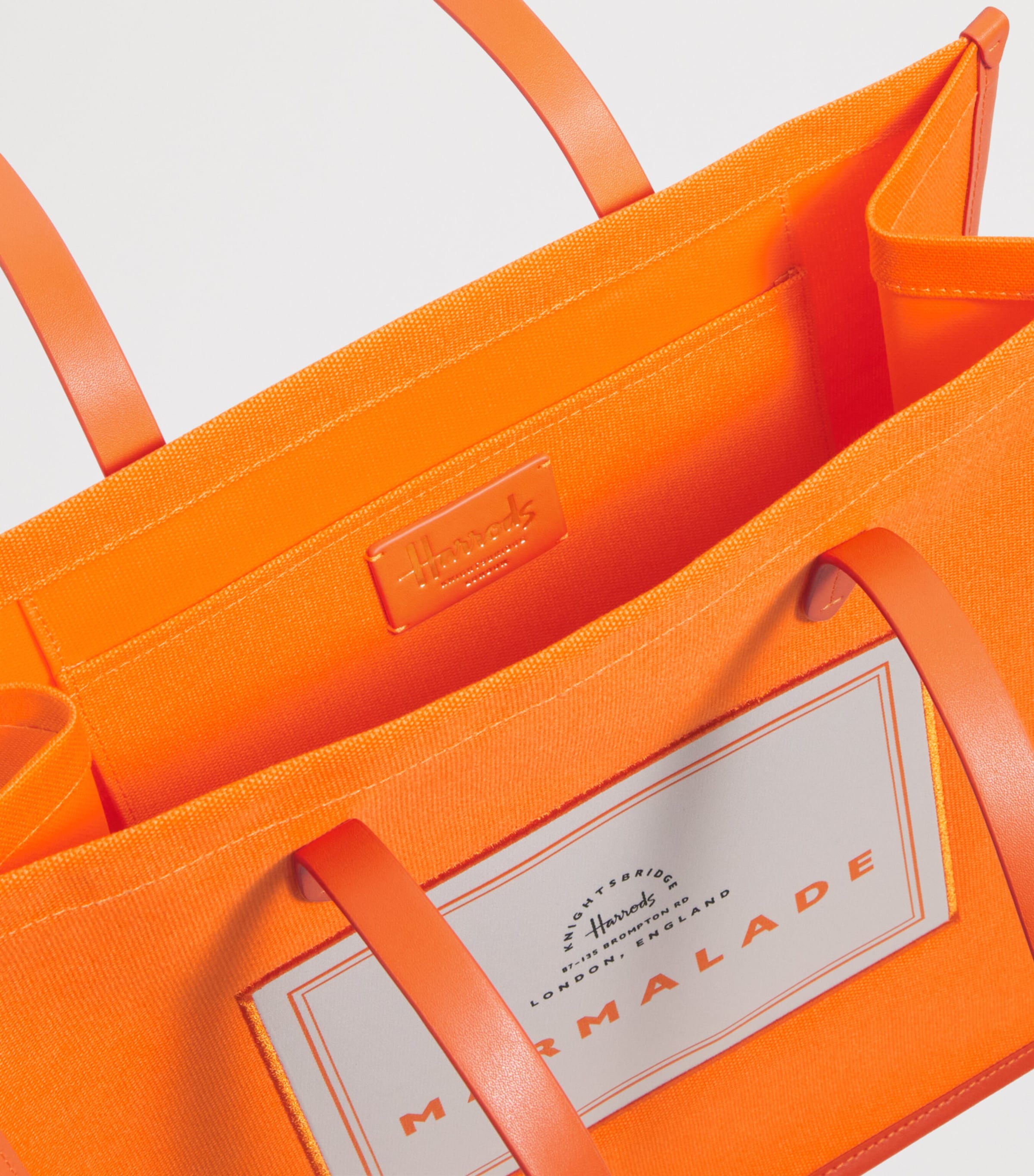 Cotton Marmalade Condiments Shopper Bag ORANGE Image 4