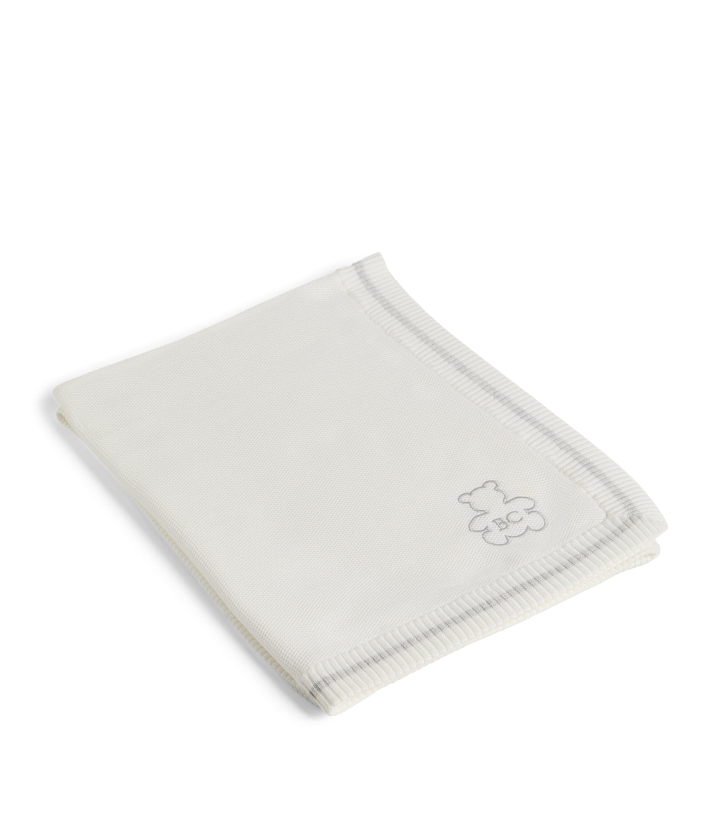 Cotton Embroidered Bernie Blanket (80cm x 80cm) CO312 Image 1