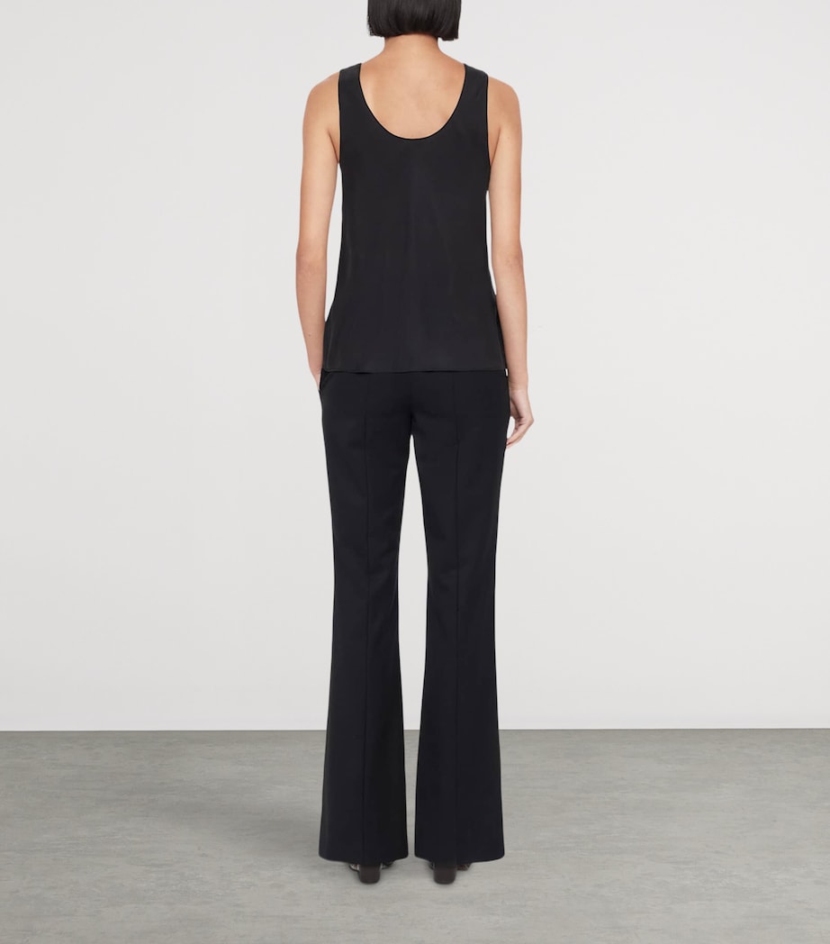 AllSaints Womens Solace Bootcut Trousers Black Image 7