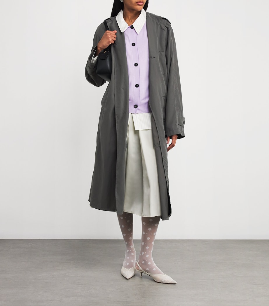 Trench Coat 854 DARK GREY Image 2