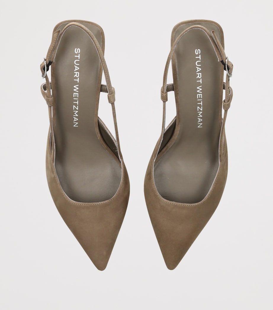 Suede Vinnie Slingback Pumps 50 TAUPE COMB Image 4