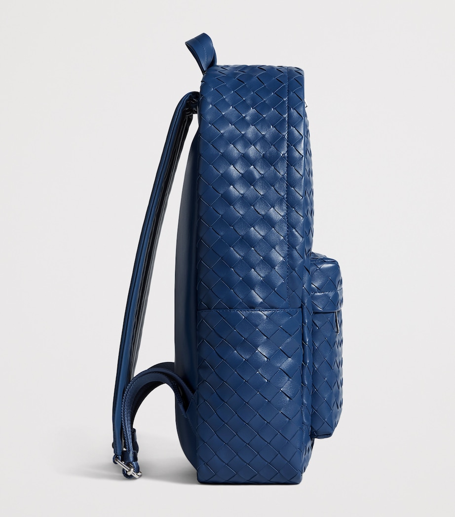 Bottega Veneta Mens Calfskin Intrecciato Backpack Image 3