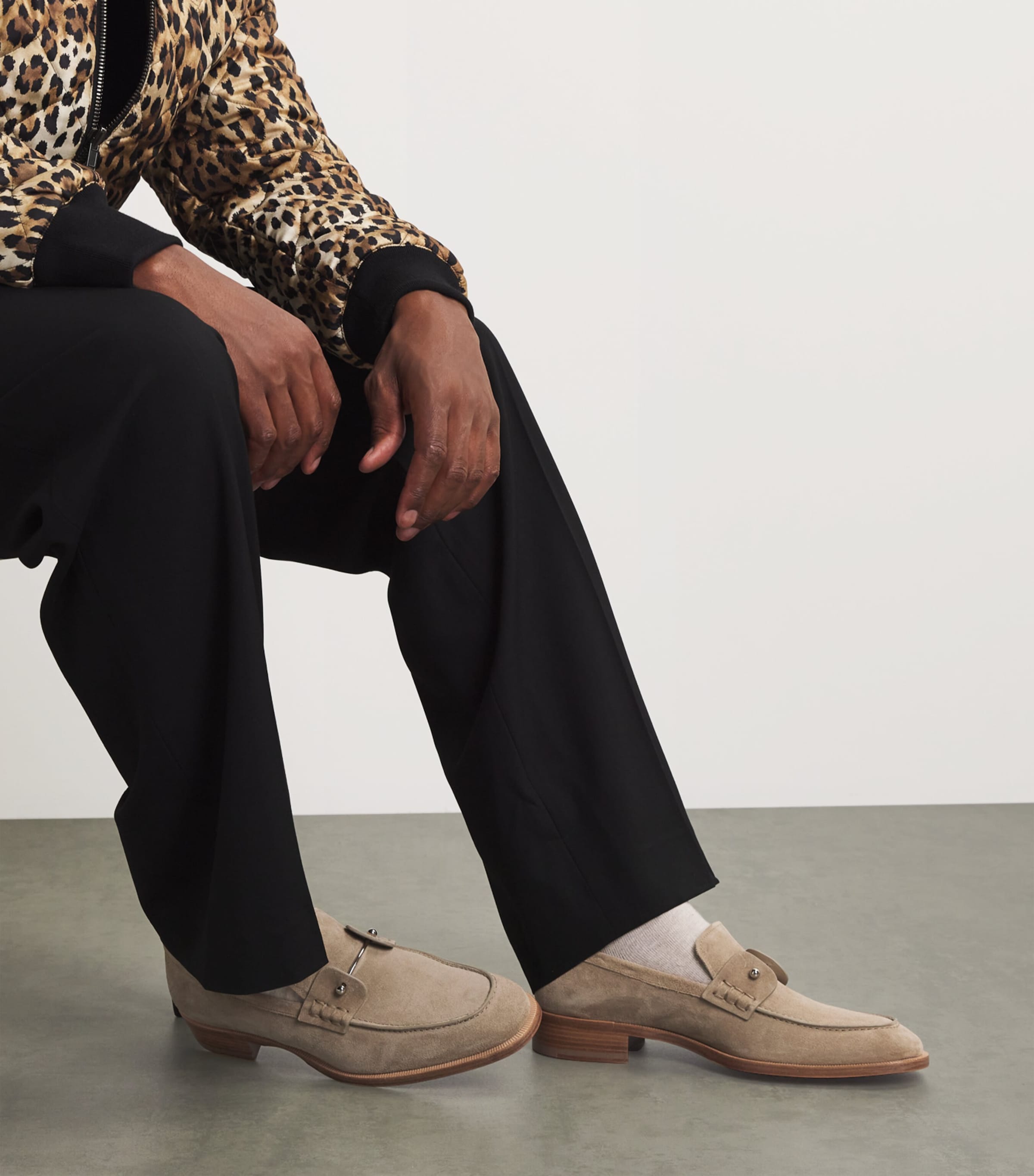 Chambelimoc Suede Loafers F702 Image 2