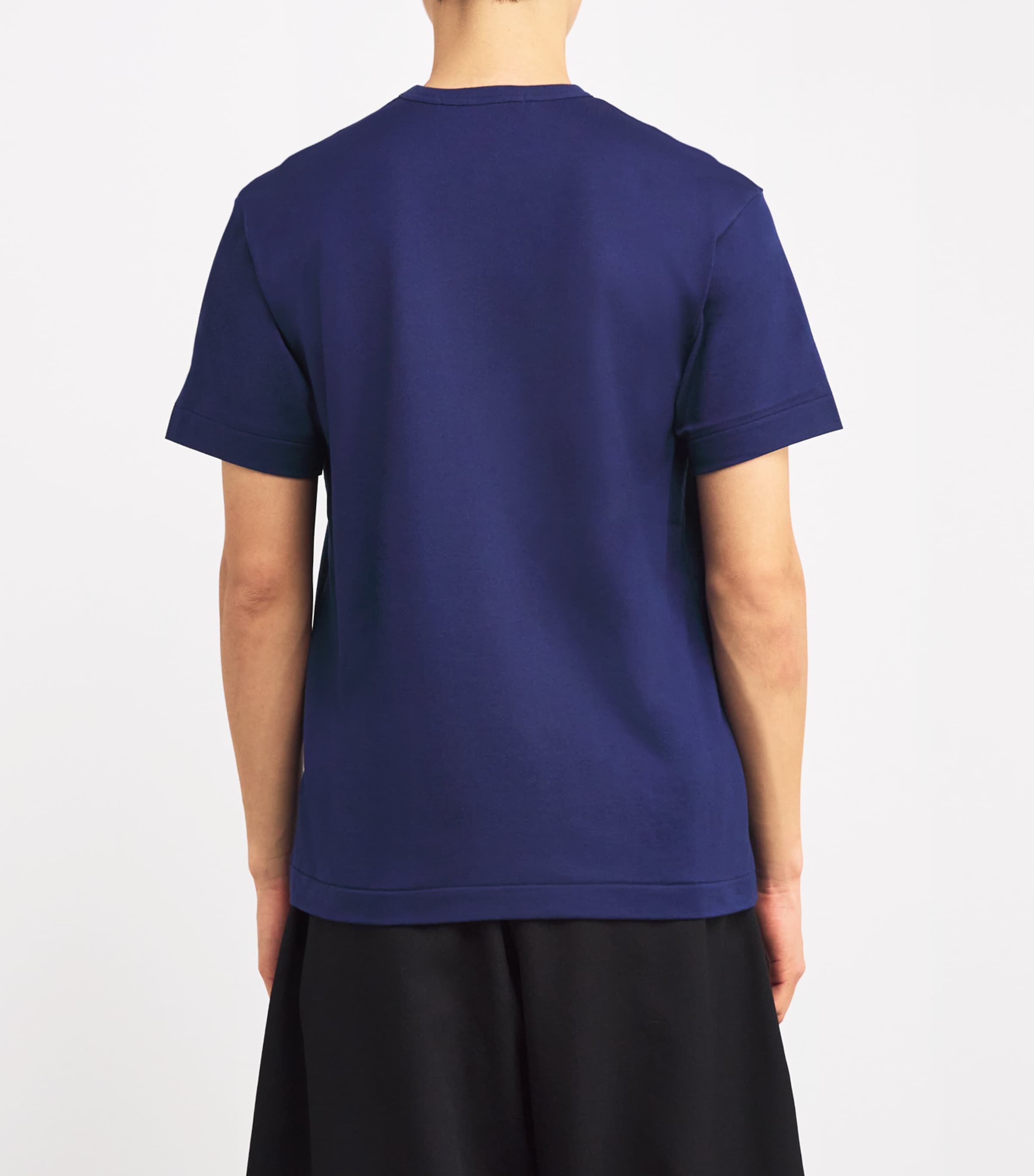 Comme Des Garçons Play Navy PLAY Logo T-Shirt | Harrods US