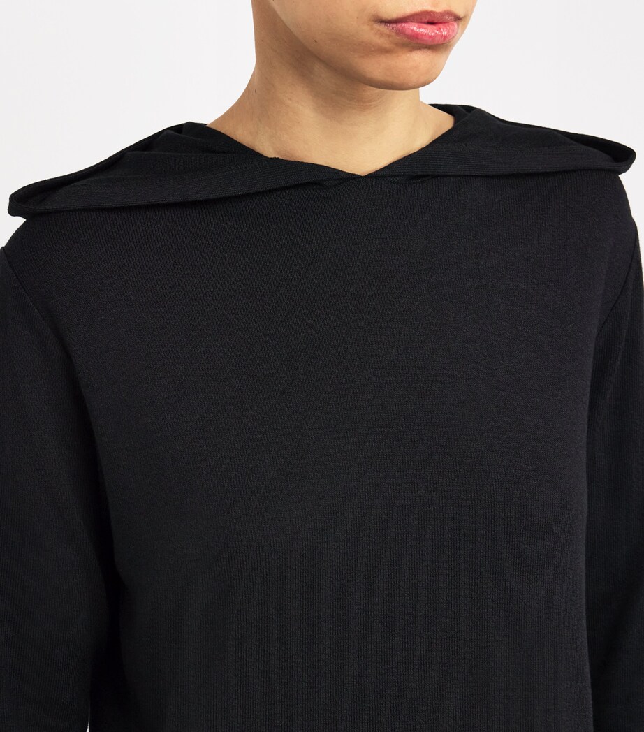 Vince Womens Lounge Hoodie Black Image 6