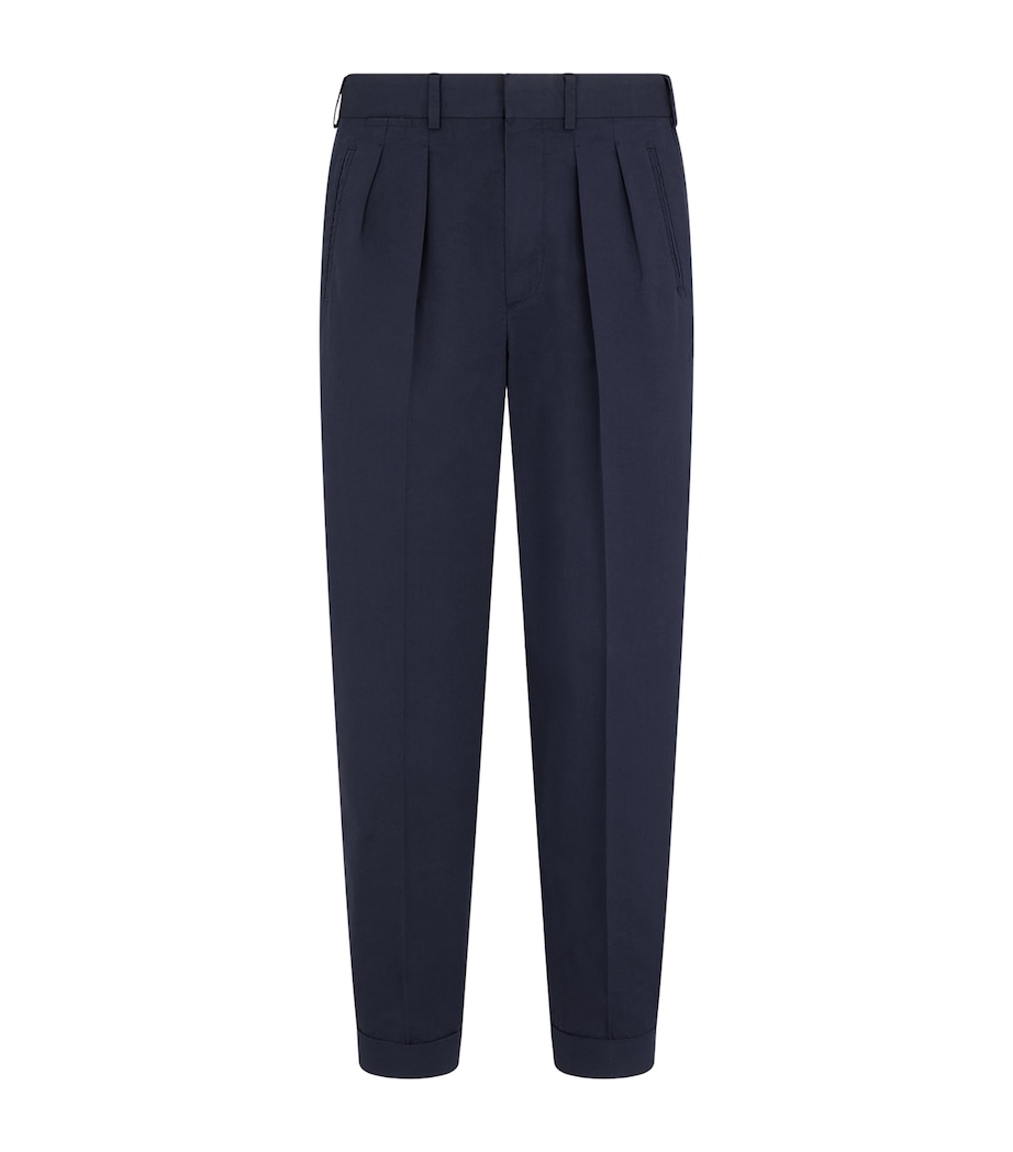 Cotton-Silk Tailored Trousers HB825 Image 1