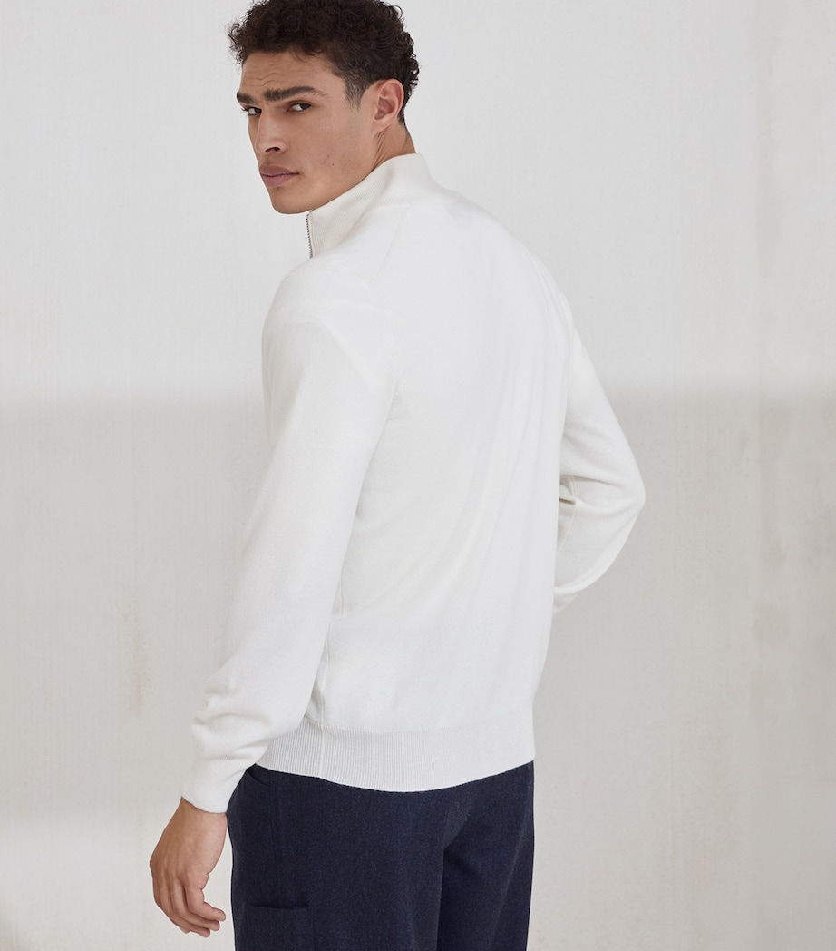 Cashmere Zip-Up Cardigan CO312 Image 3