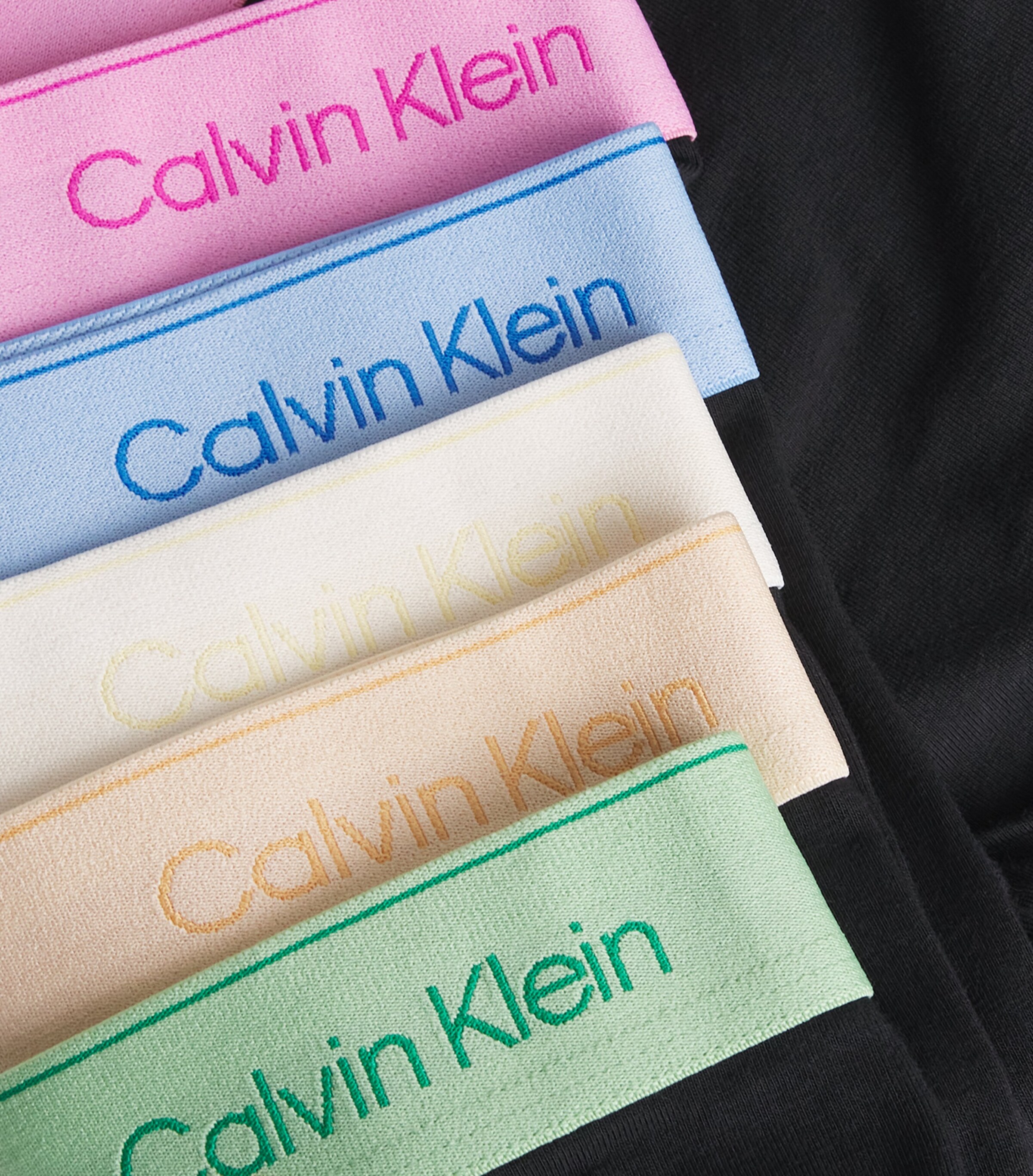 Calvin Klein Mens Stretch-Cotton Icon Trunks (Pack of 5) Multi Image 5