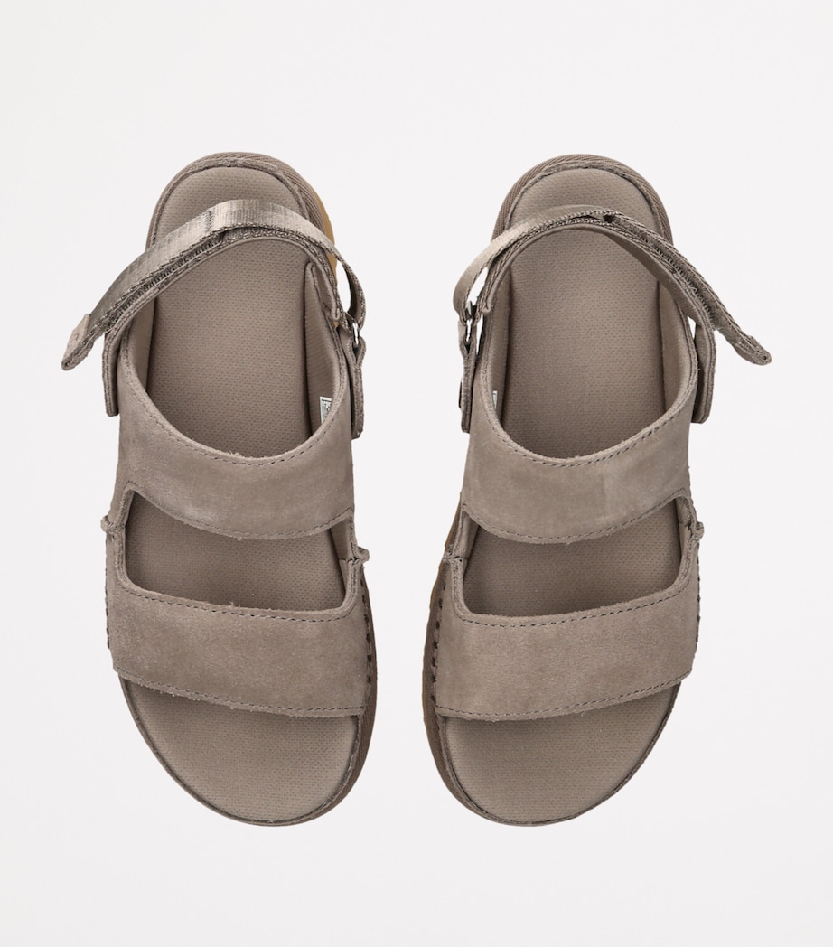 Suede Goldenstar Glide Sandals GREY/DARK Image 4