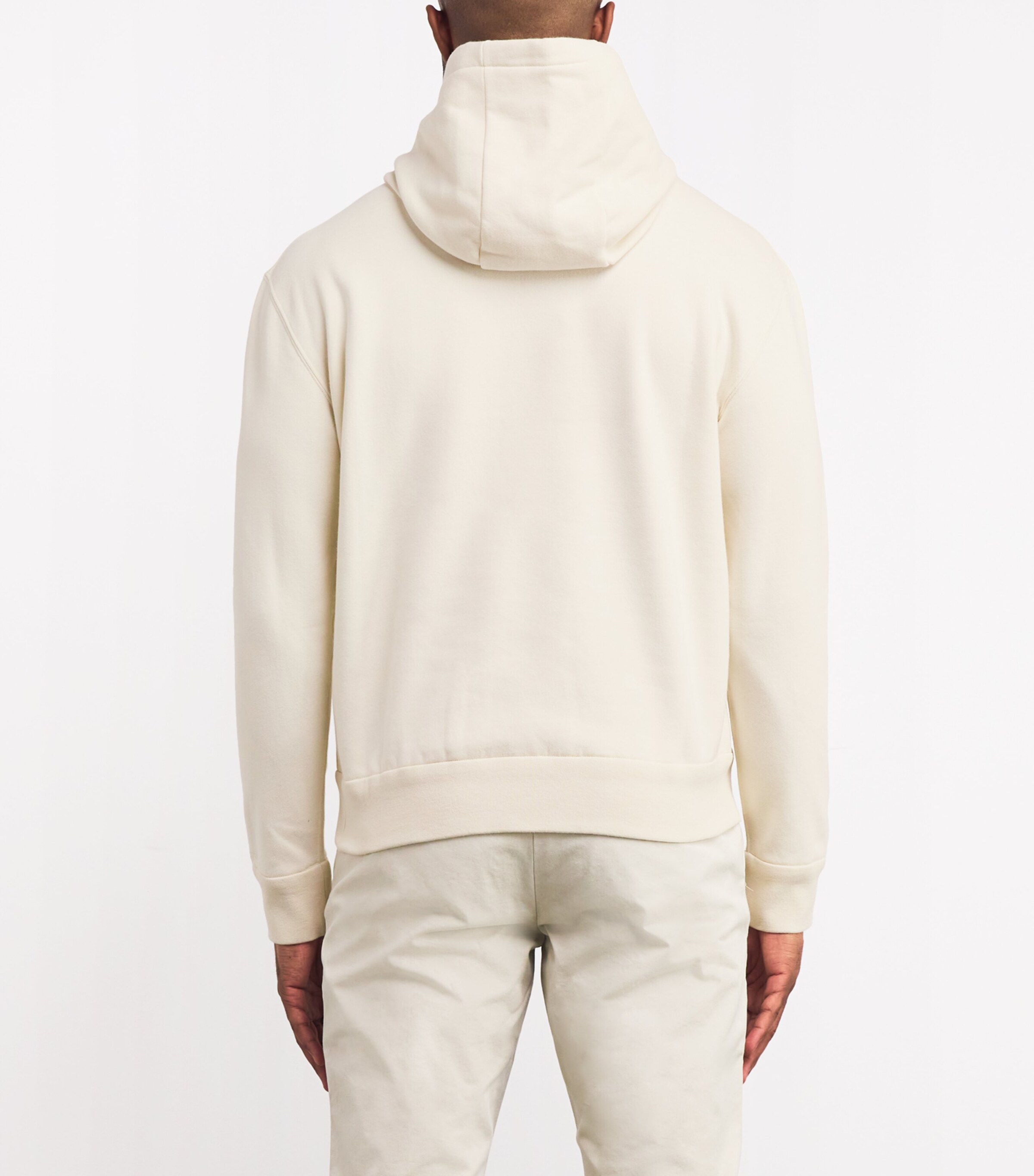 Ralph Lauren Purple Label Mens Polo Bear Hoodie Classic Cream Image 4