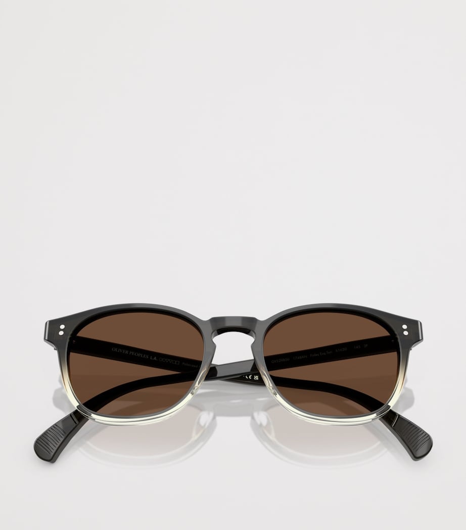 Oliver Peoples Finley Esq. Round Sunglasses Black Image 5