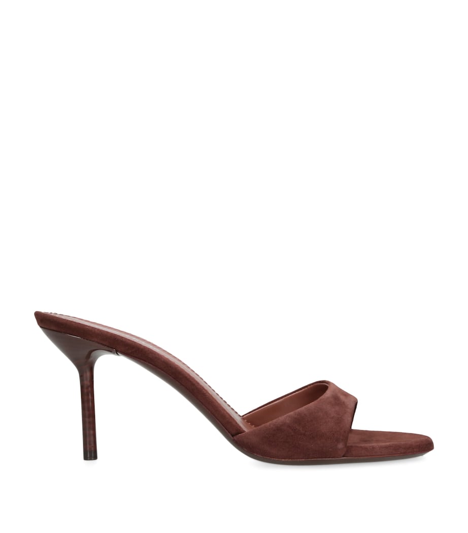 Suede Lidia Mules 70 BROWN Image 1