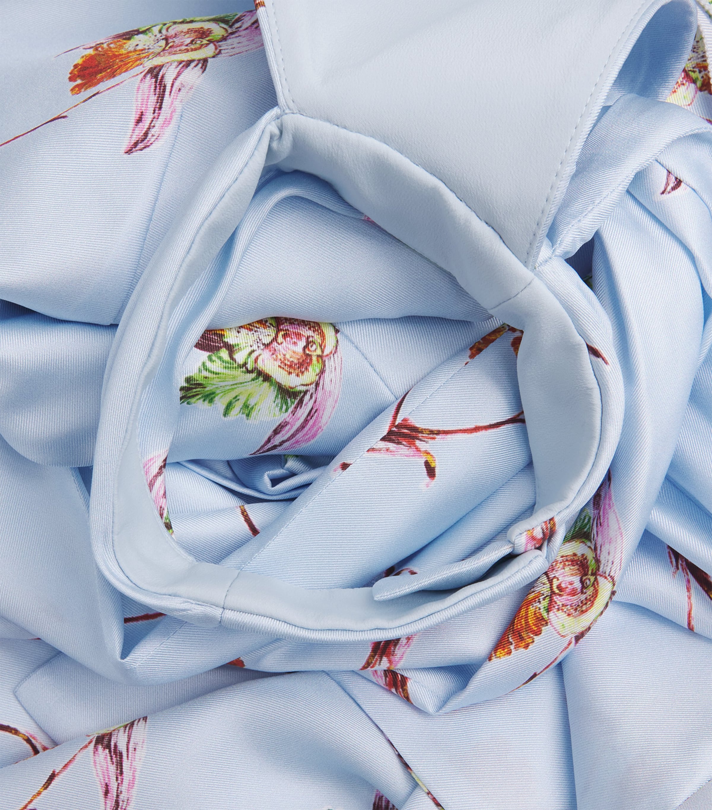 Emilia Wickstead Womens Silk Twill Desde Maxi Dress Blue Lily Image 6