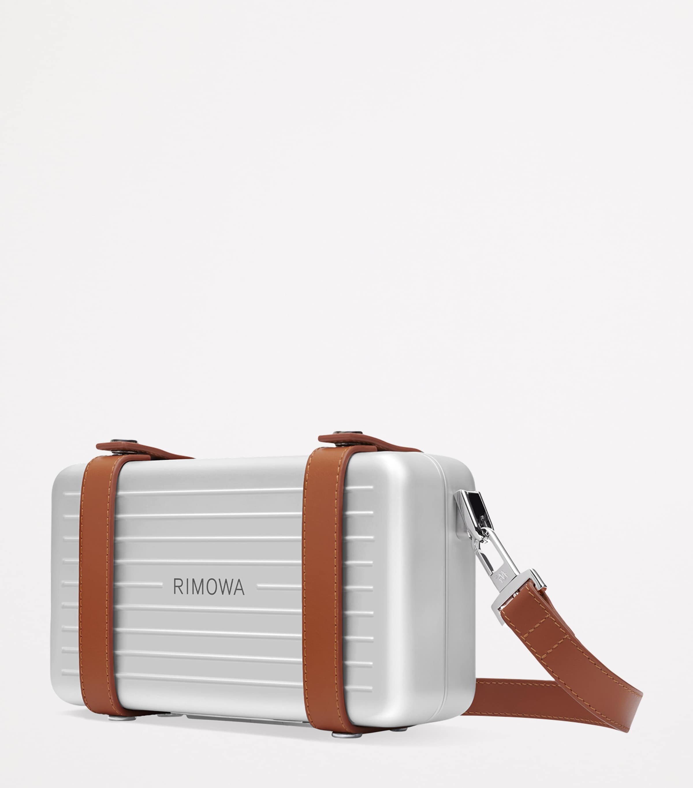 Aluminium Cross-Body Personal Bag SILVER Image 3