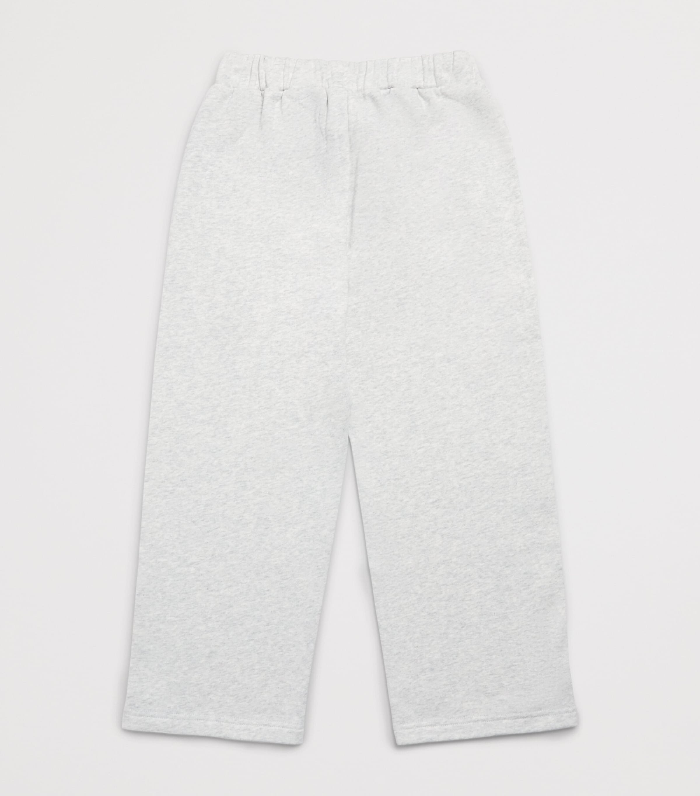 Palm Angels Kids Cotton Drawstring Logo Sweatpants (4-12+ Years) Gri Mel/mel Gry Image 2