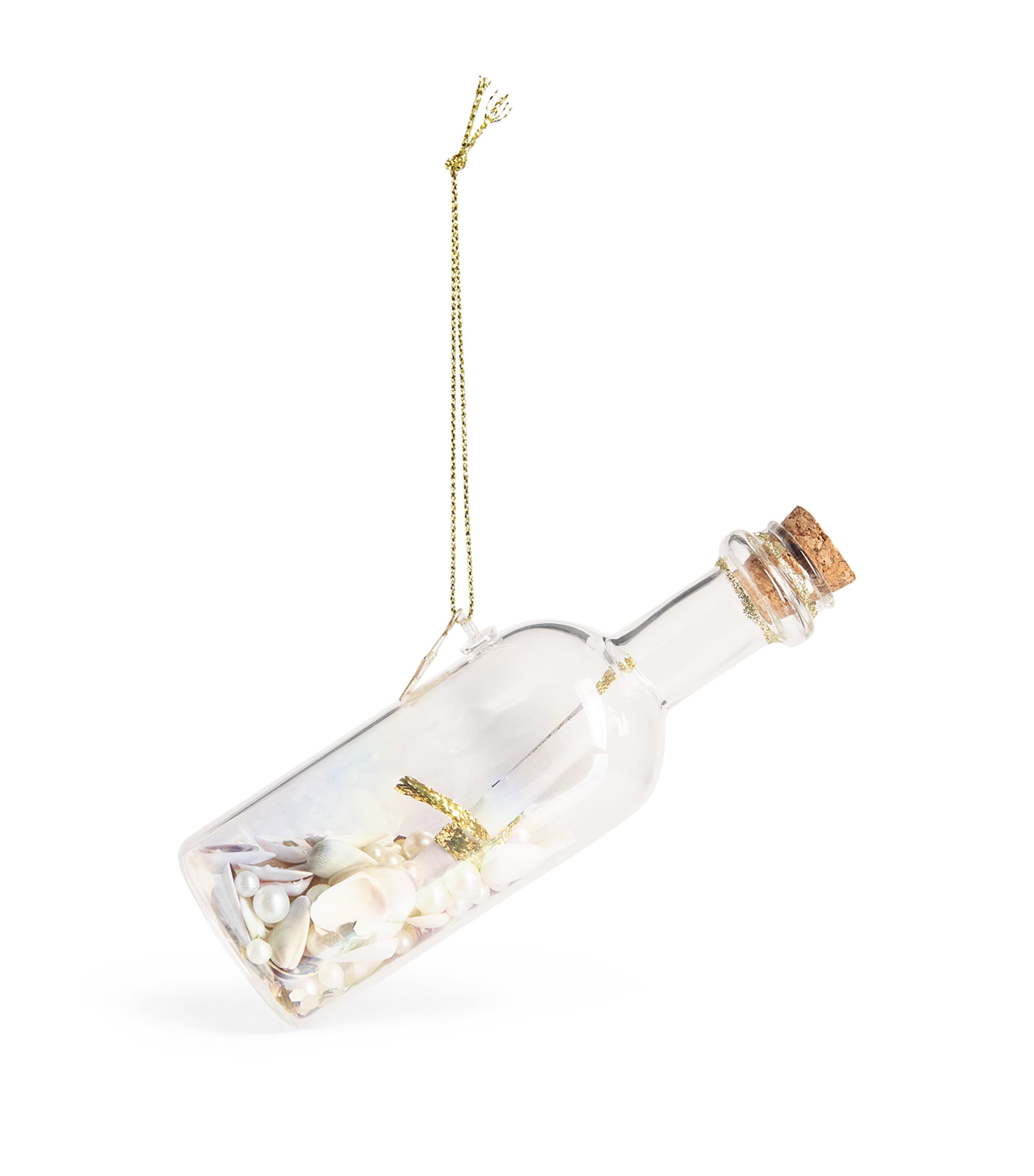 Harrods Message in Bottle Tree Decoration Transparant Image 1