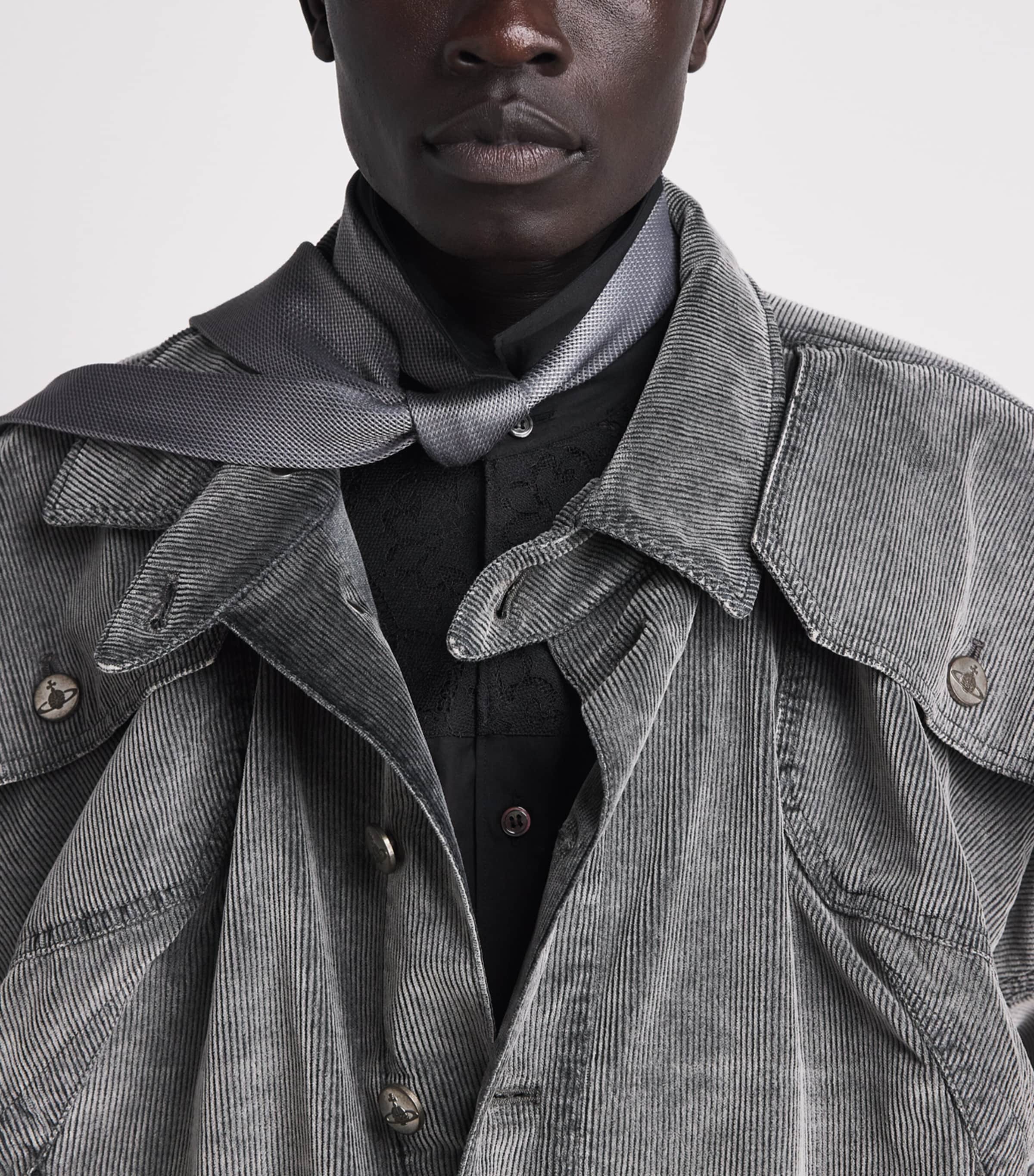 Vivienne Westwood Grey Corduroy Board Jacket | Harrods US