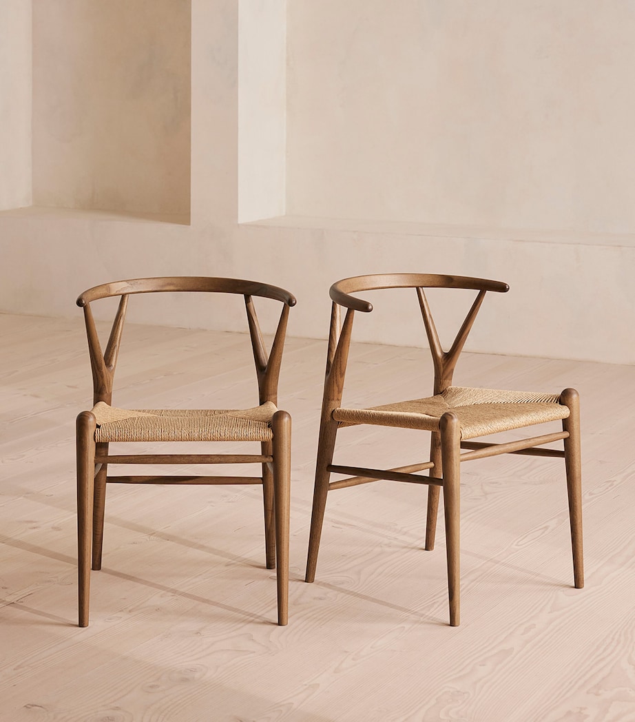 Soho Home Set of 2 Walnut Sitwell Chairs Brown Image 5