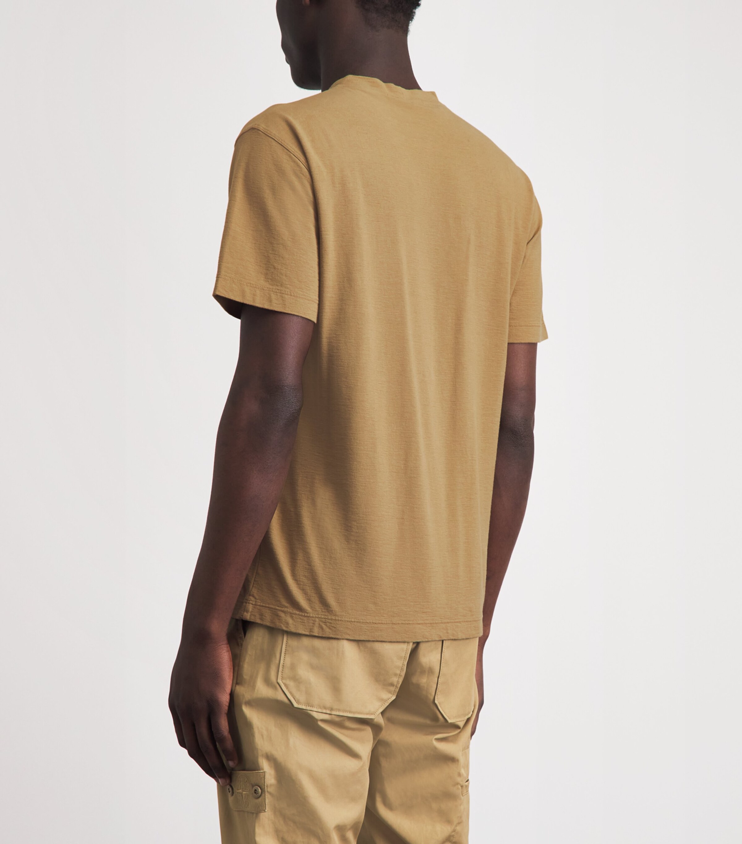 Stone Island Mens Organic Cotton Ghost T-Shirt Image 5