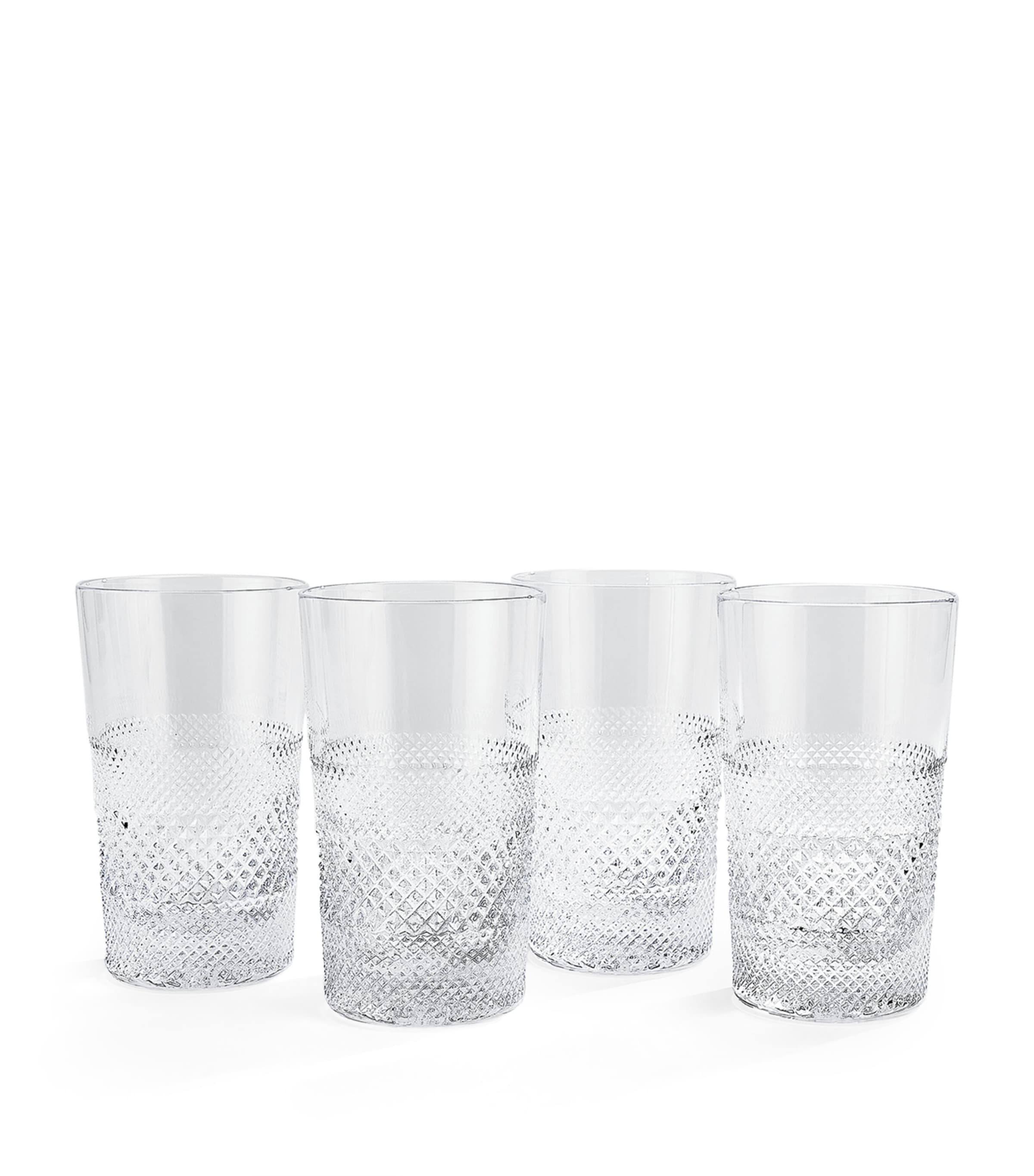 SOHO HOME SET OF 4 HUXLEY HIGHBALL GLASSES 