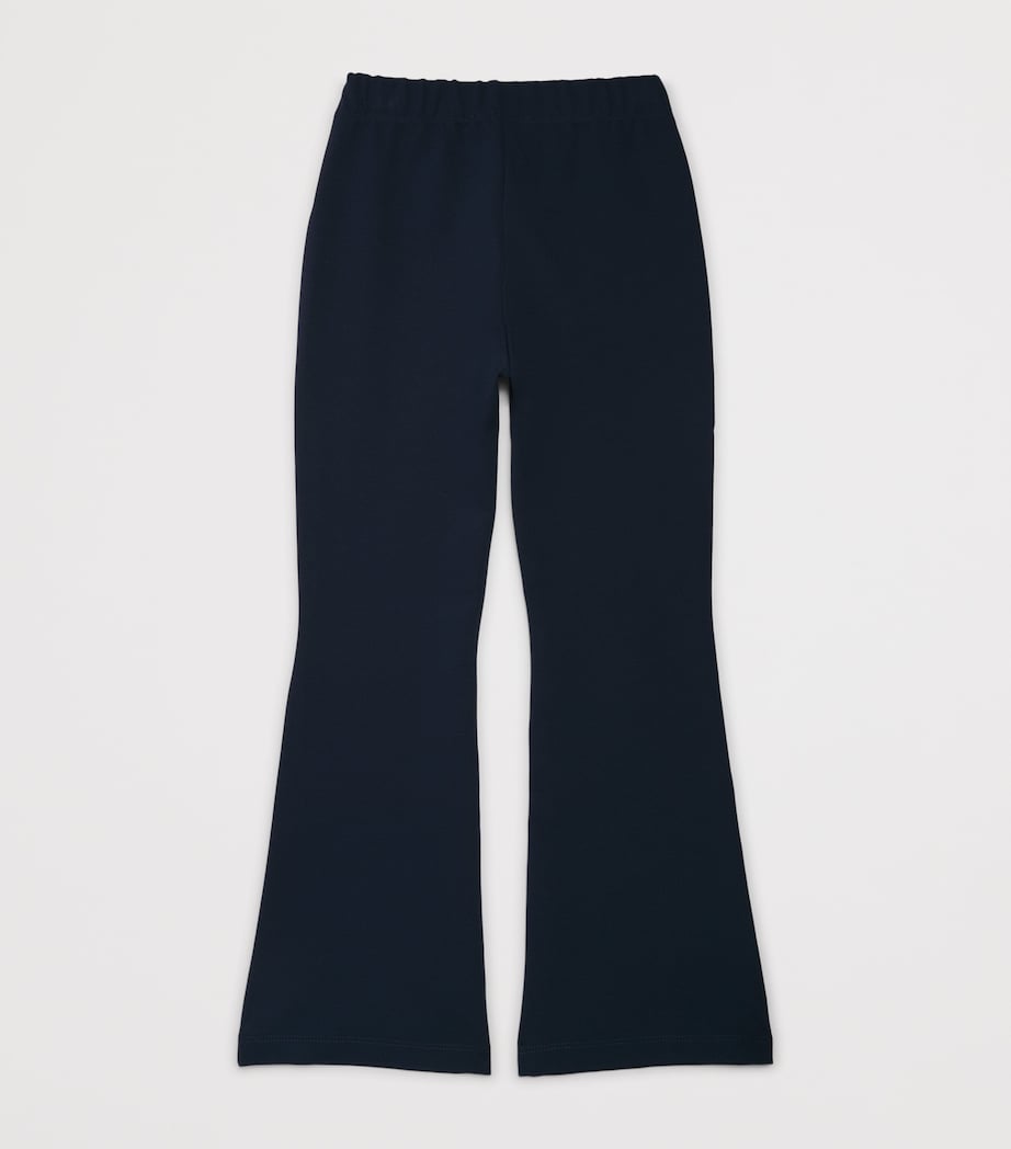 Monnalisa Flared Milano Sweatpants (2-12 Years) Blu Navy Image 2
