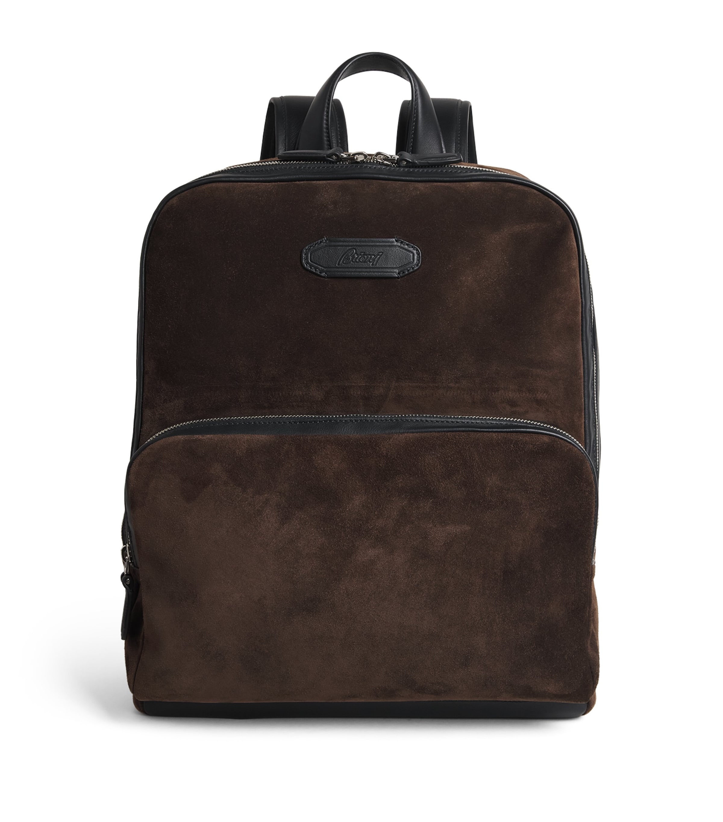 Brioni Suede Via Veneto Backpack Image 1