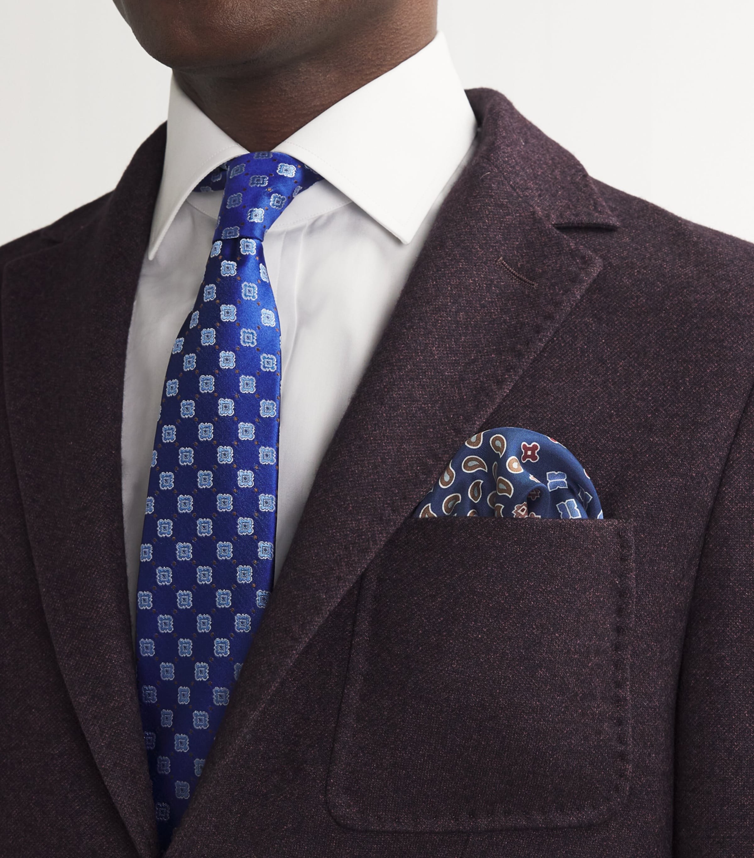 Silk Printed Pocket Square 1 Image 3