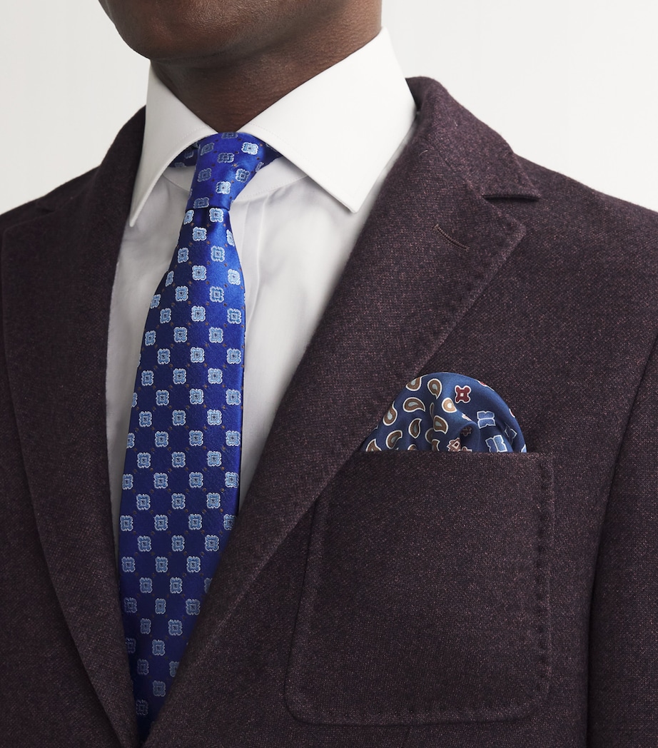 Silk Printed Pocket Square 1 Image 3