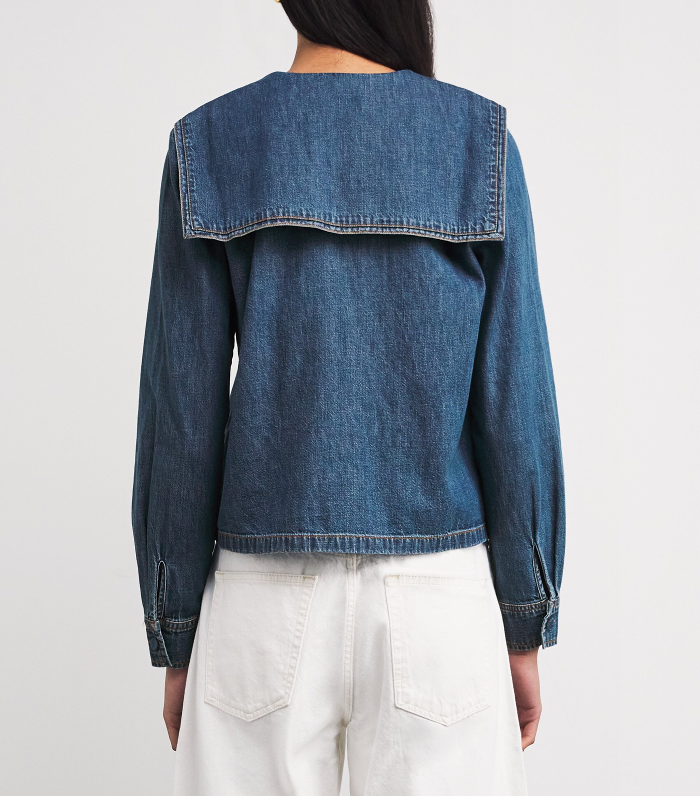 FRAME Womens Denim The Fleet Shirt Prestige Image 4