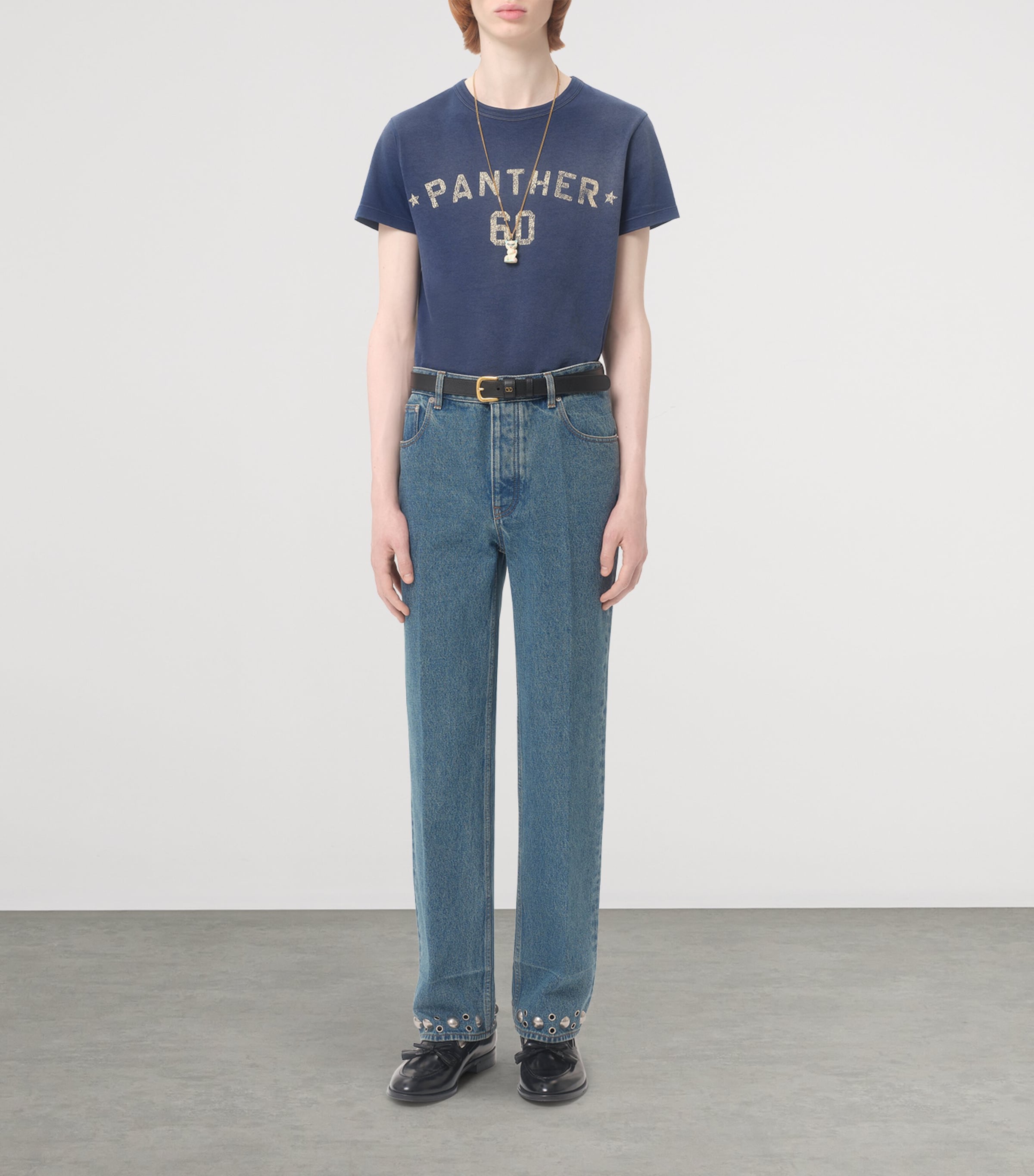 Rivulet-Detail Straight Jeans 558 Image 5