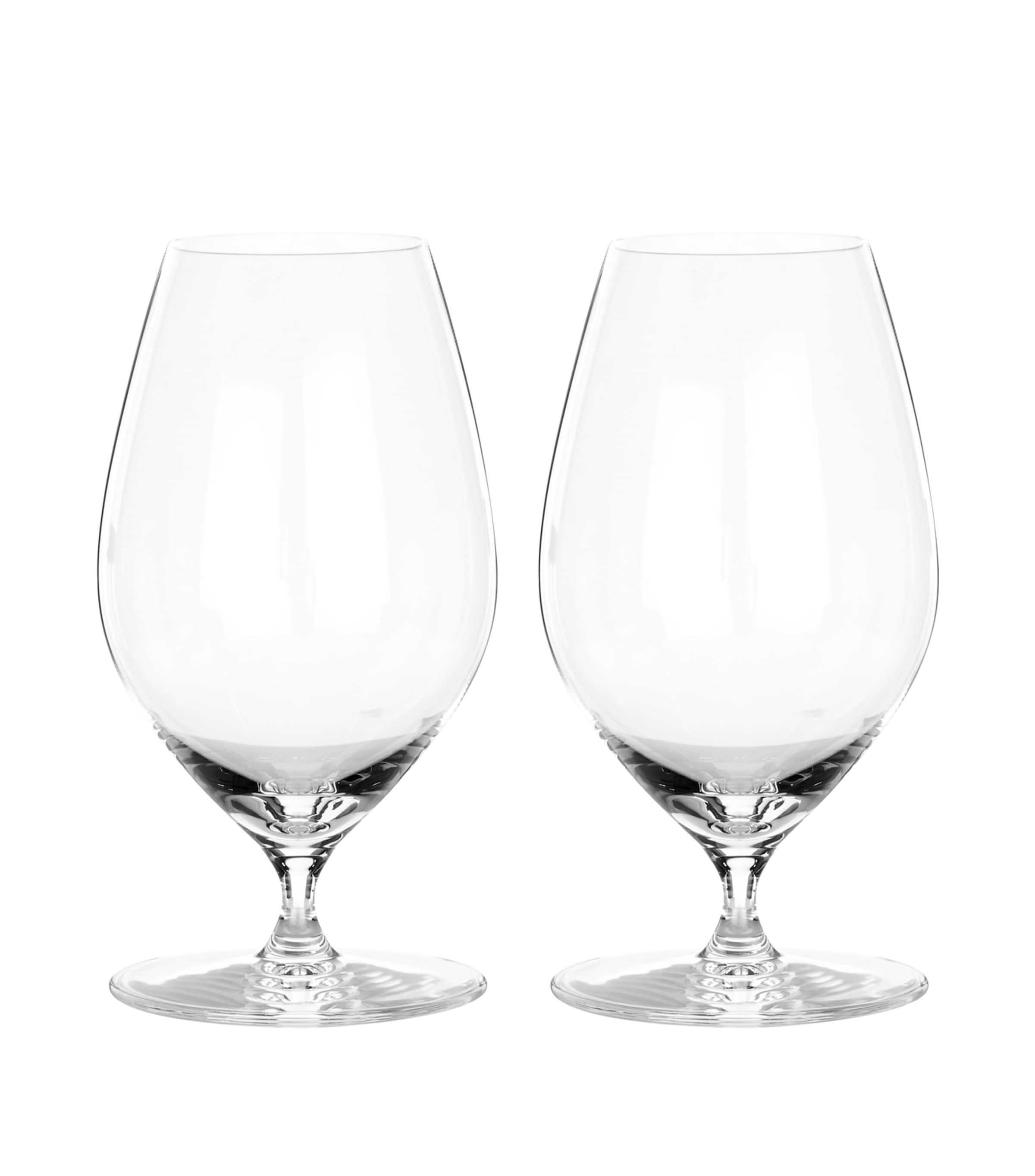 Set of 2 Crystal Veritas Beer Glasses (459ml) CLEAR Image 1