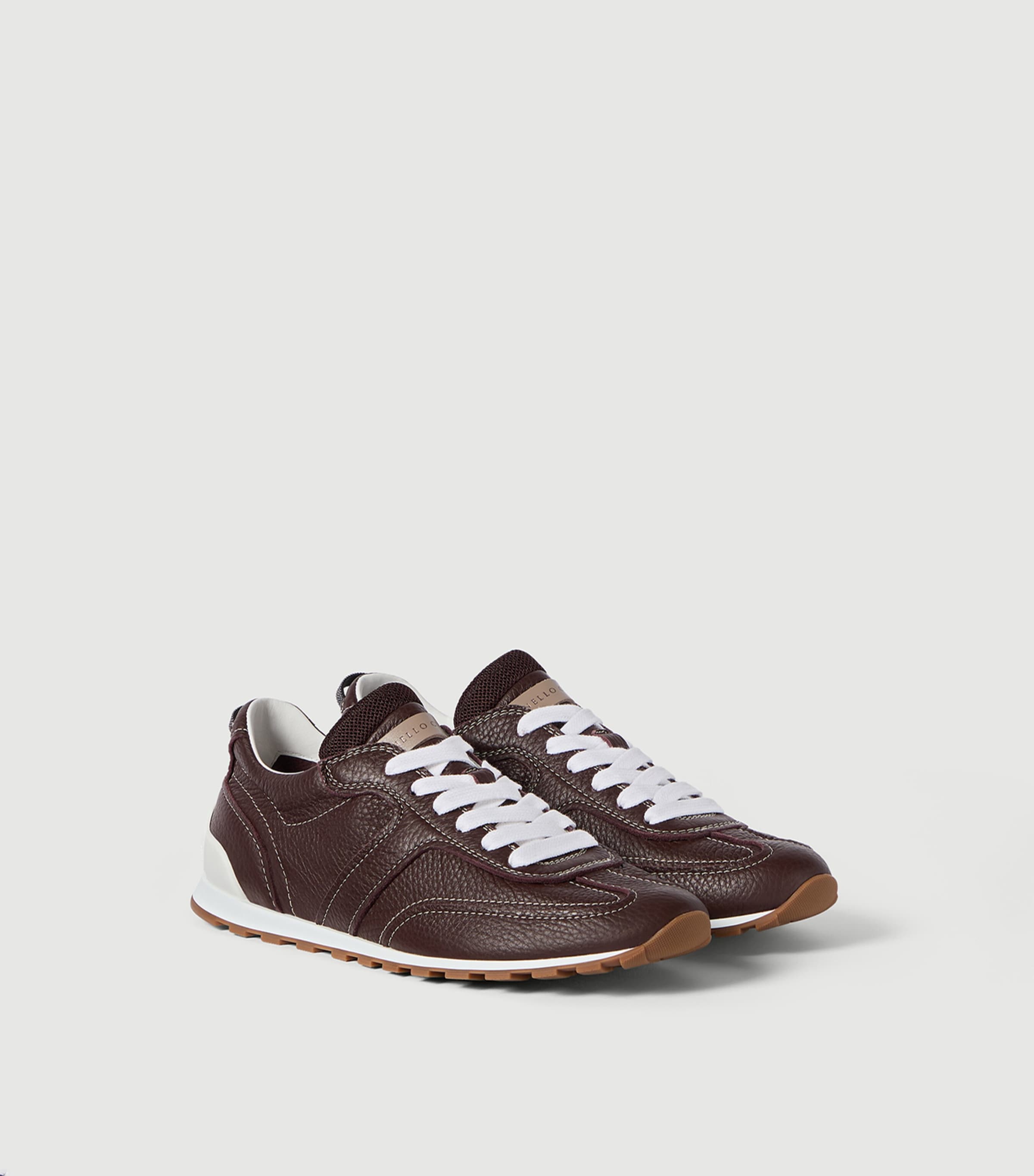 Brunello Cucinelli Leather Sneakers Image 3