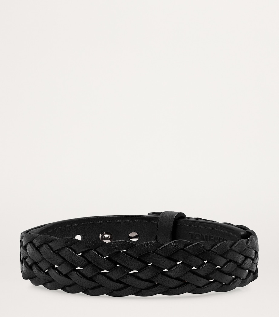 Leather 'T' Bracelet 1N001 Image 2