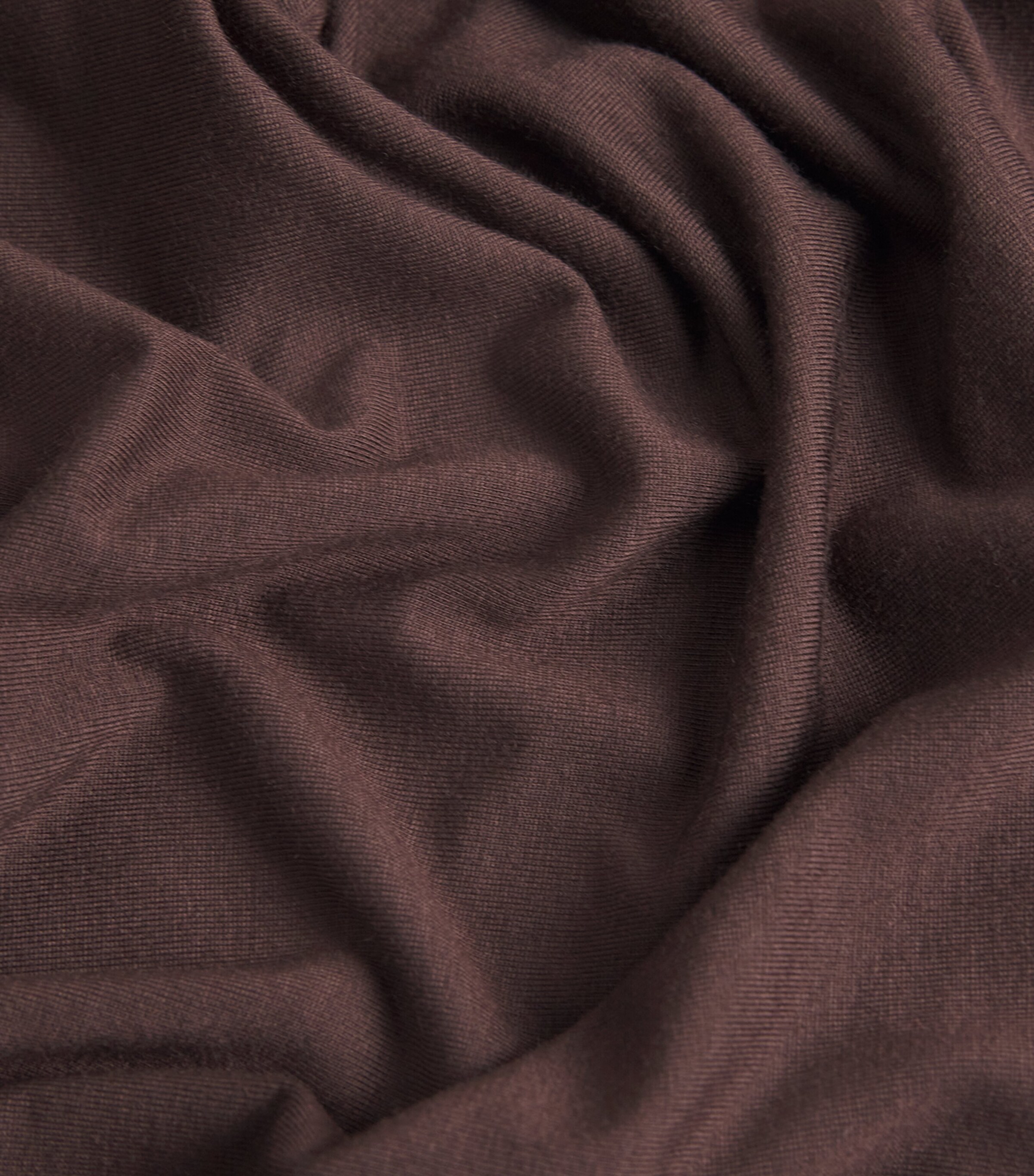 Cotton-Modal Crew-Neck T-Shirt ESPRESSO ESP Image 5