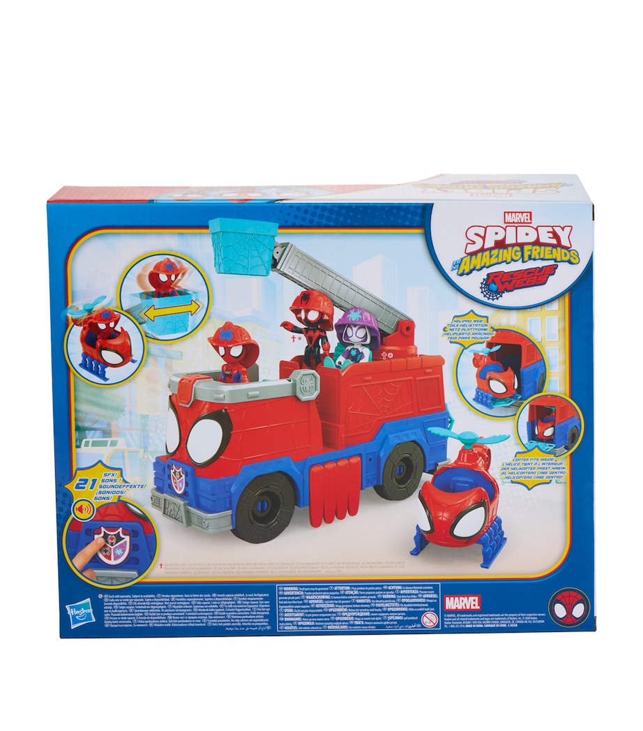 Marvel Spidey and his Amazing Friends Rescue-Webs Firetruck Image 3