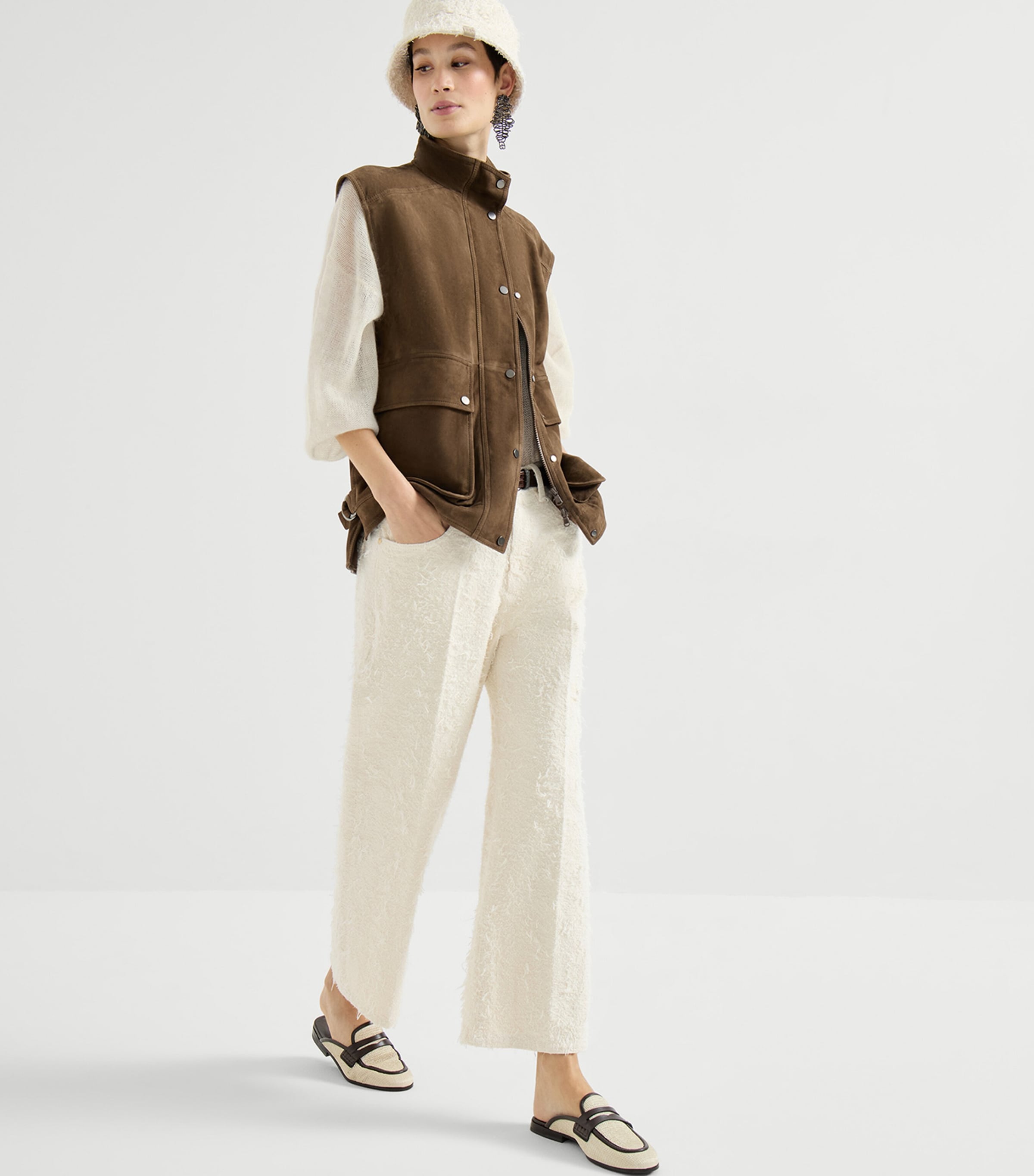 Textured Straight Fit Jeans C001 Image 4