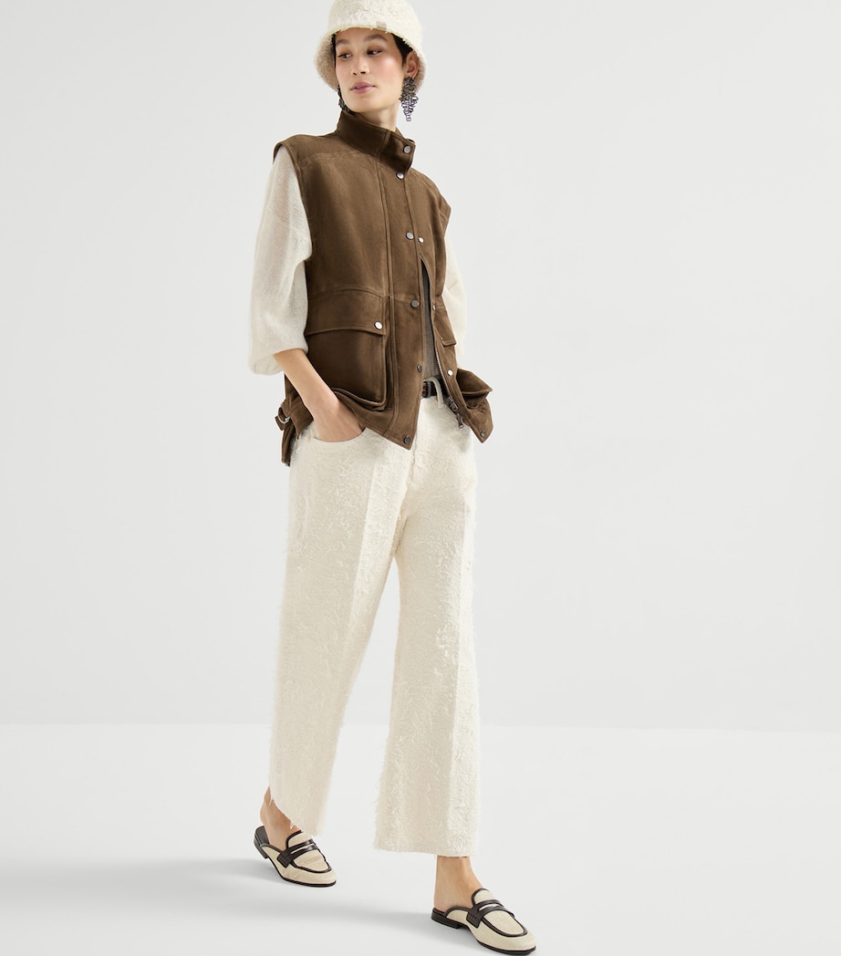 Textured Straight Fit Jeans C001 Image 4