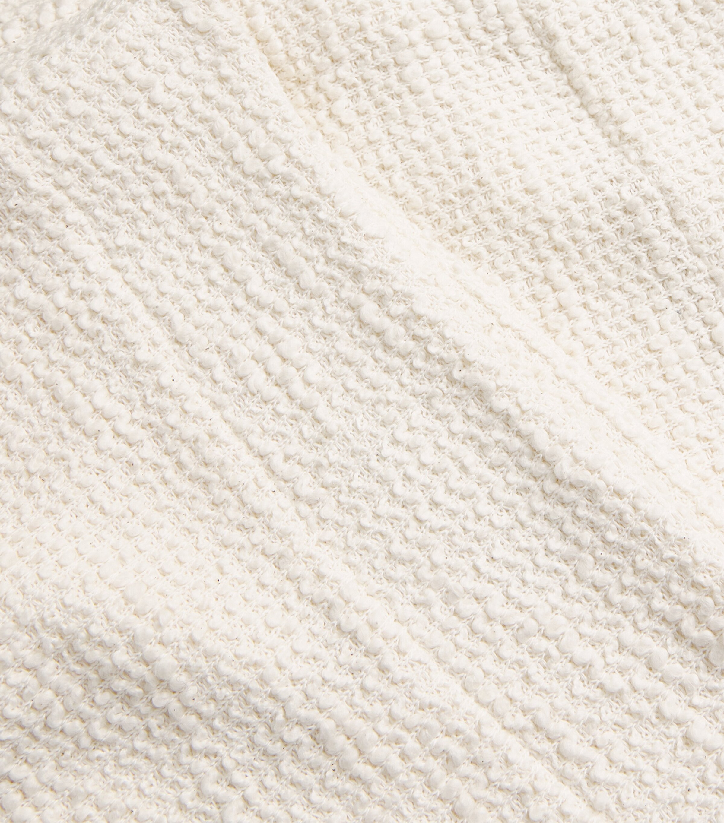 Bouclè A-Line Midi Skirt CREAM Image 5