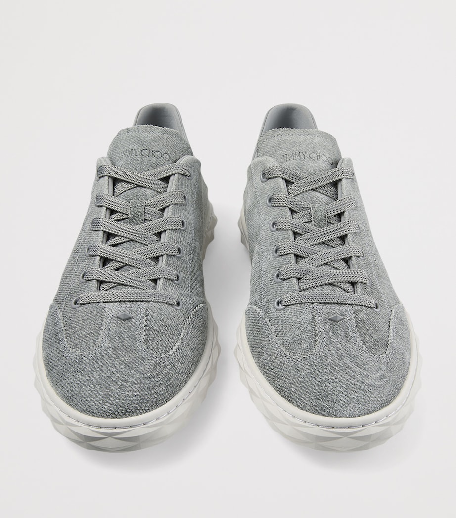 Suede-Leather Diamond Light Flex F Sneakers V DOVE MIX Image 3