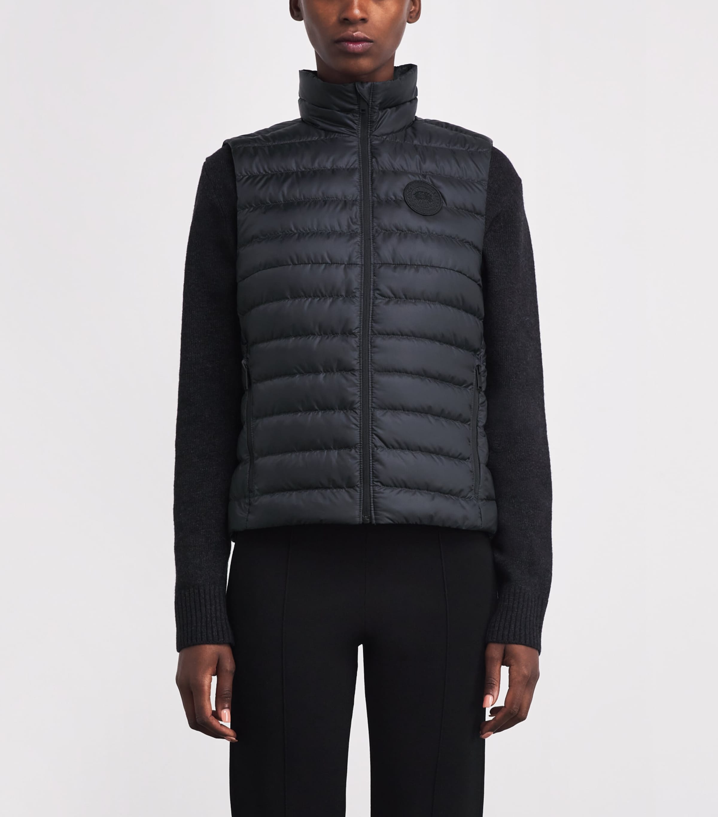 Water-Repellent Down Aethera Gilet 9061 BLACK NOIR Image 3