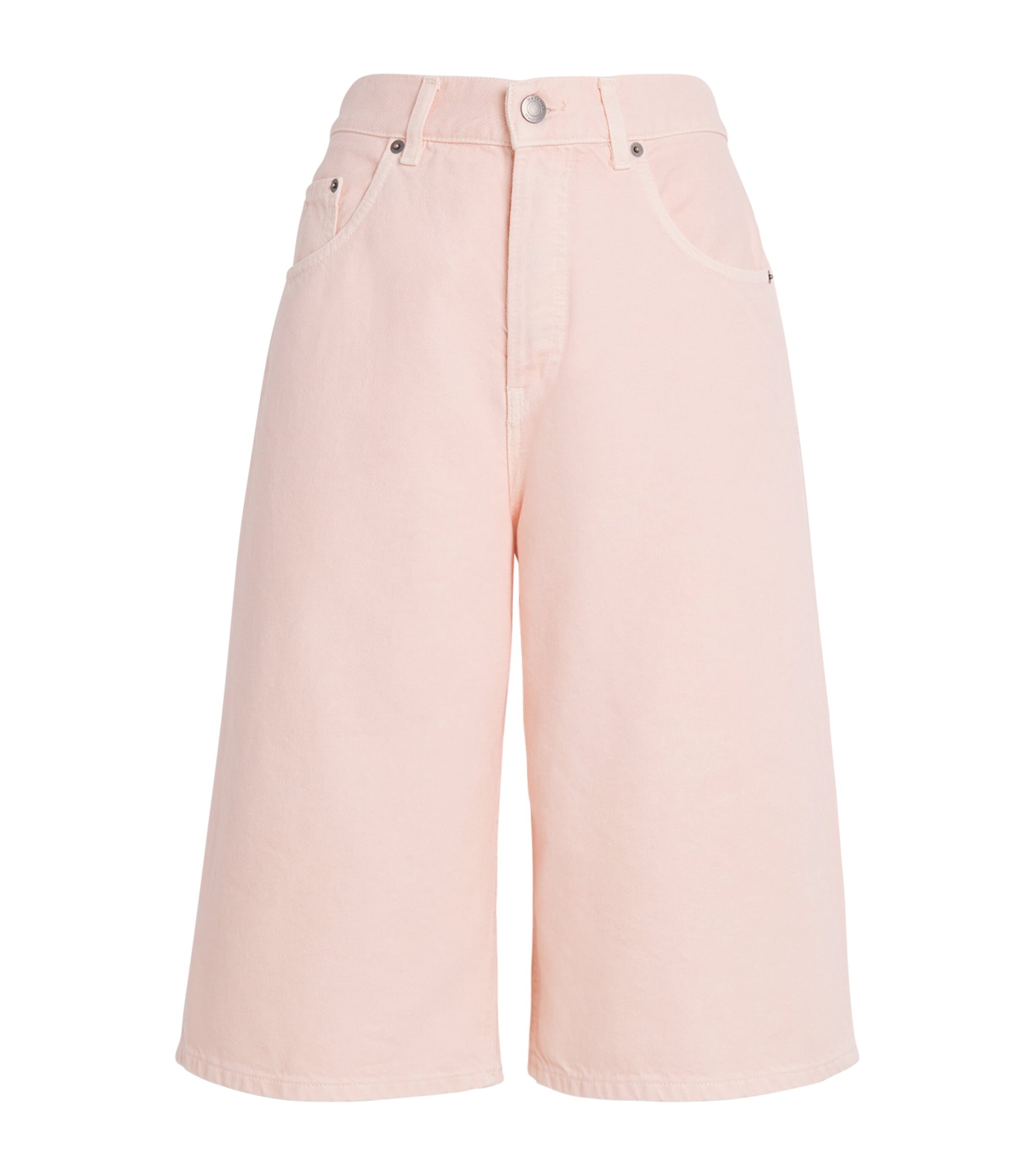 Haikure Becky Denim Shorts In Pink