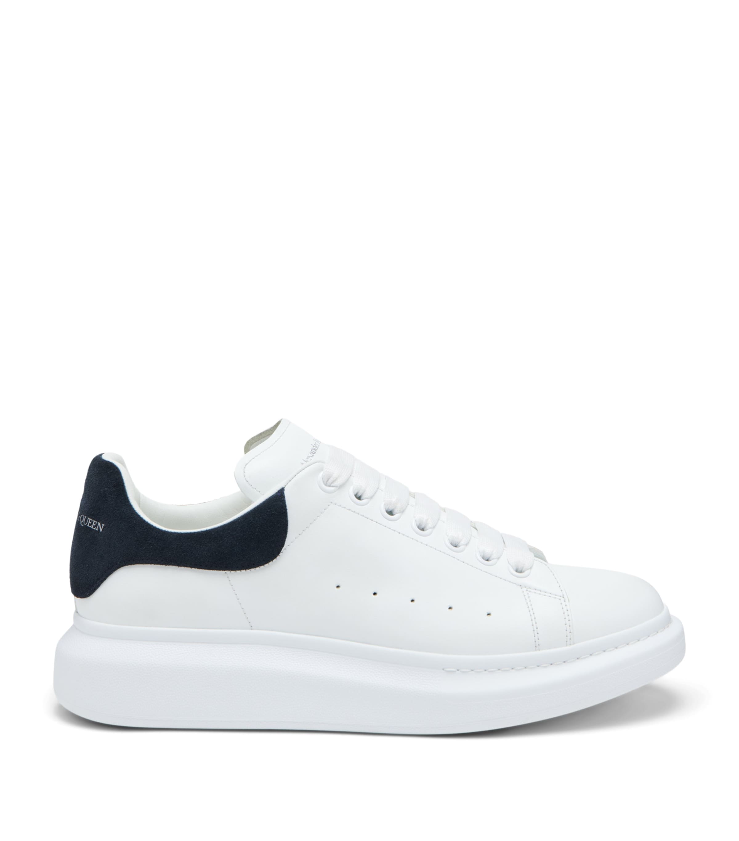 Alexander Mcqueen Leather Upper And Rubber Sole Sneaker In White