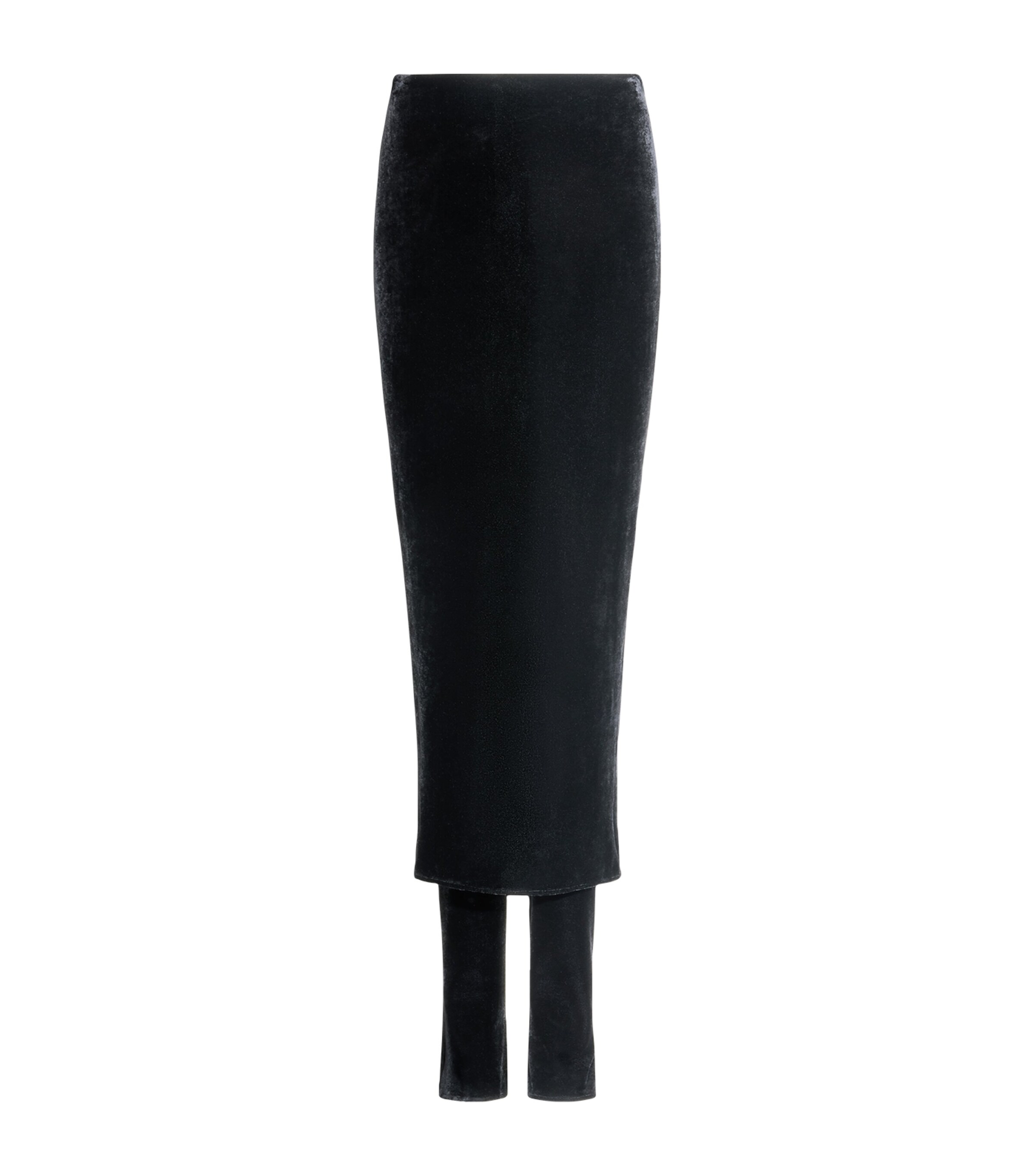 Alaïa Fluid Jersey Skirt Pants In Black