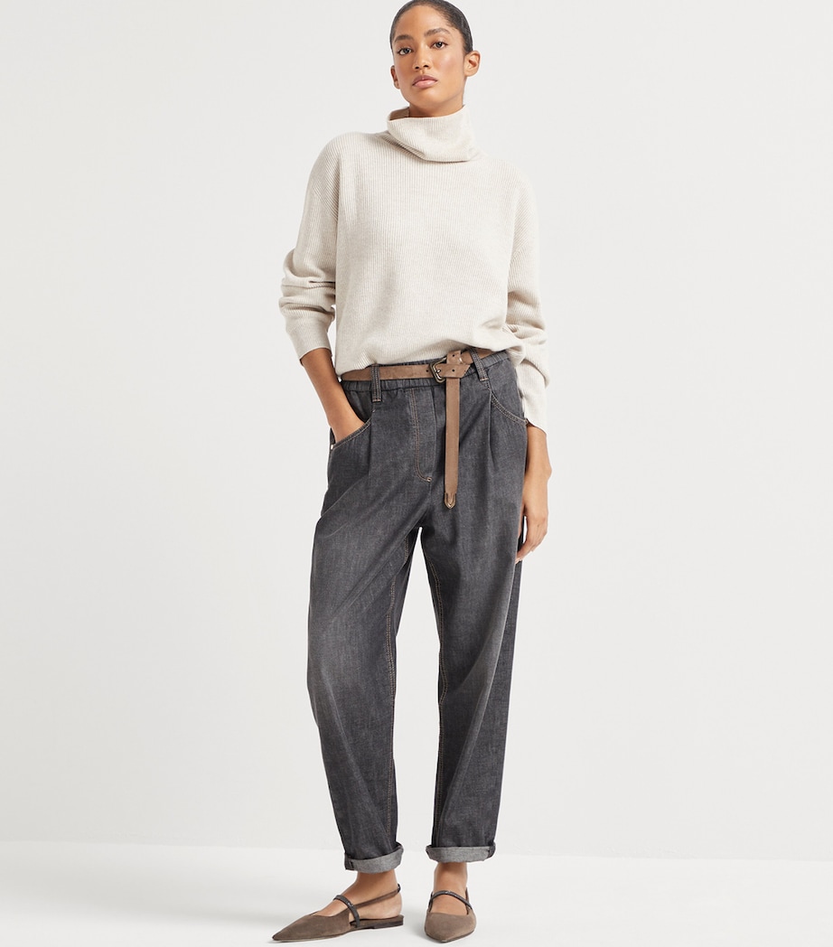 Cashmere High-Neck Sweater C9276 Image 4