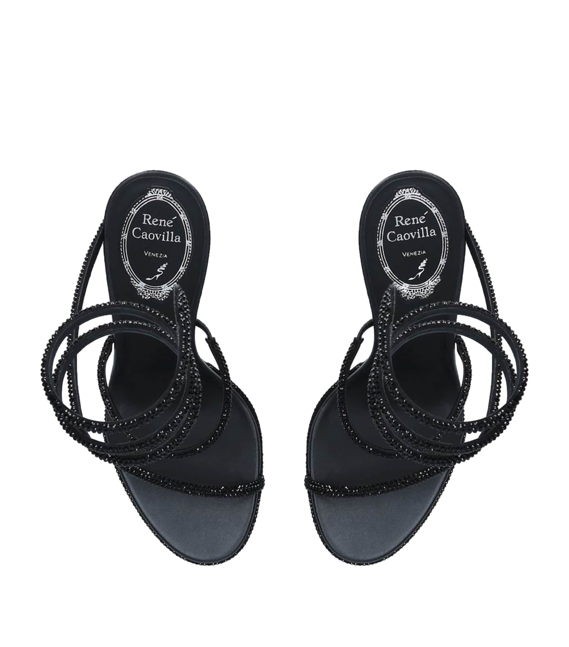 Embellished Cleo Sandals 105 BLACK Image 5